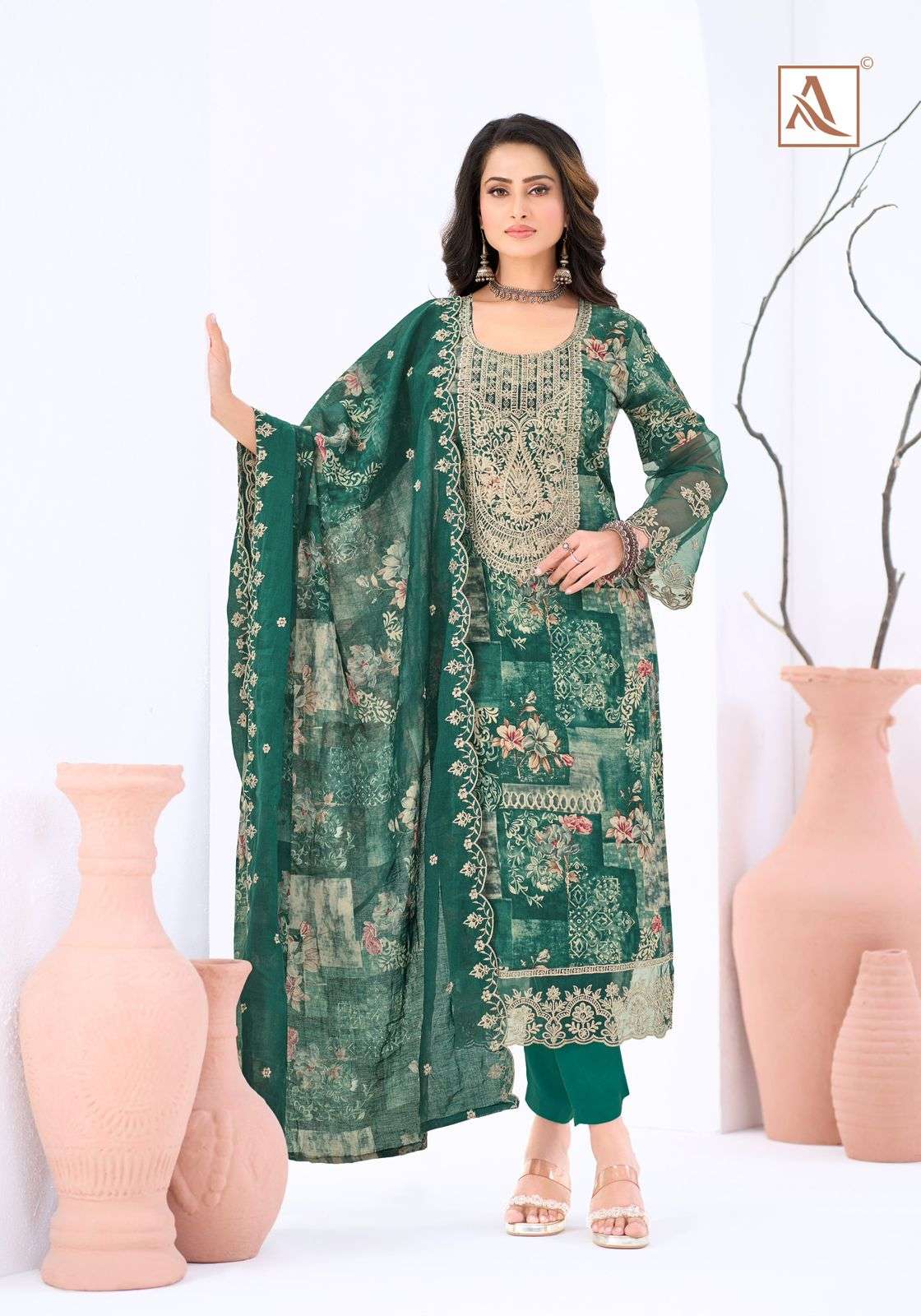 ALOK SUITS MITHAI COTTON PRINT WITH FANCY EMBROIDERY WORK SUIT