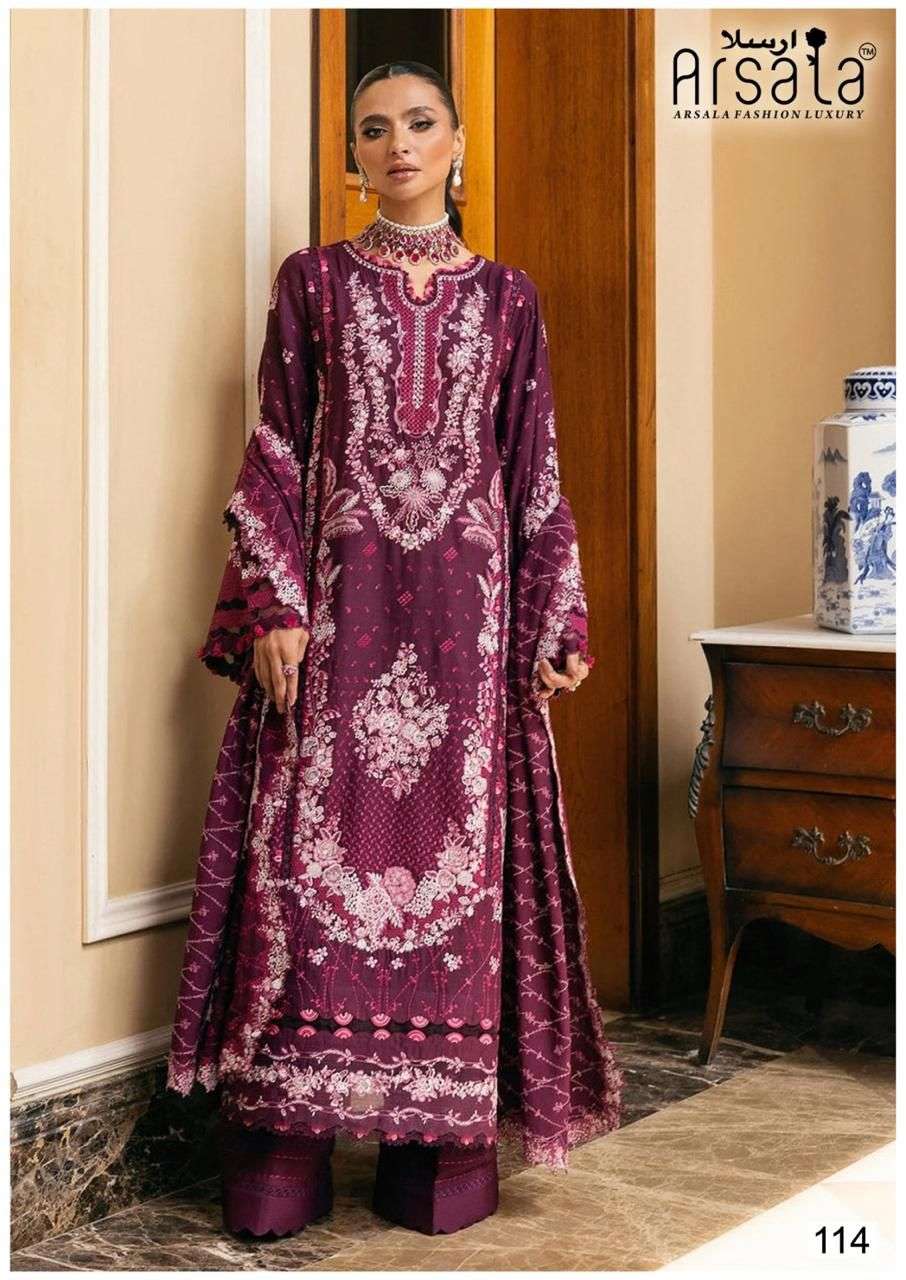 ARSALA FASHION AMARA HEAVY COTTON LUXURY COLLECTION VOL 2  LAWN SUIT