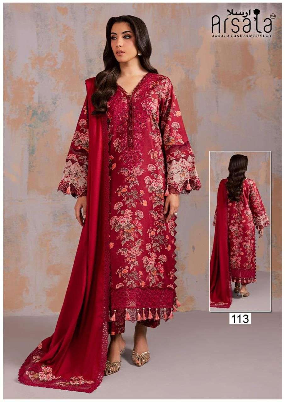 ARSALA FASHION AMARA HEAVY COTTON LUXURY COLLECTION VOL 2  LAWN SUIT