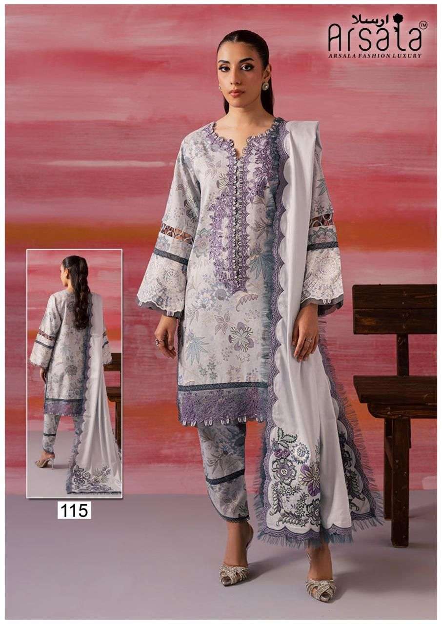 ARSALA FASHION AMARA HEAVY COTTON LUXURY COLLECTION VOL 2  LAWN SUIT