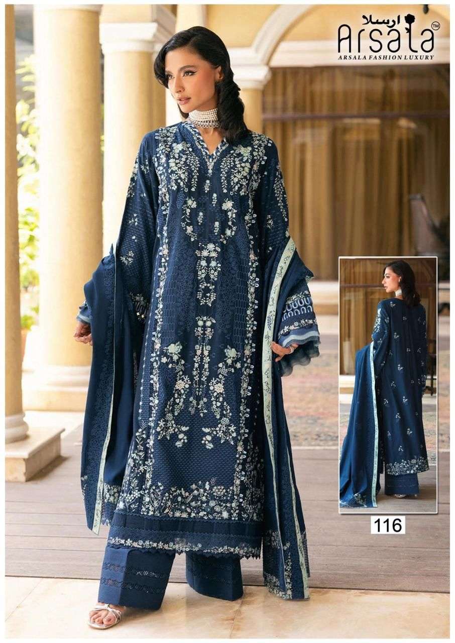 ARSALA FASHION AMARA HEAVY COTTON LUXURY COLLECTION VOL 2  LAWN SUIT