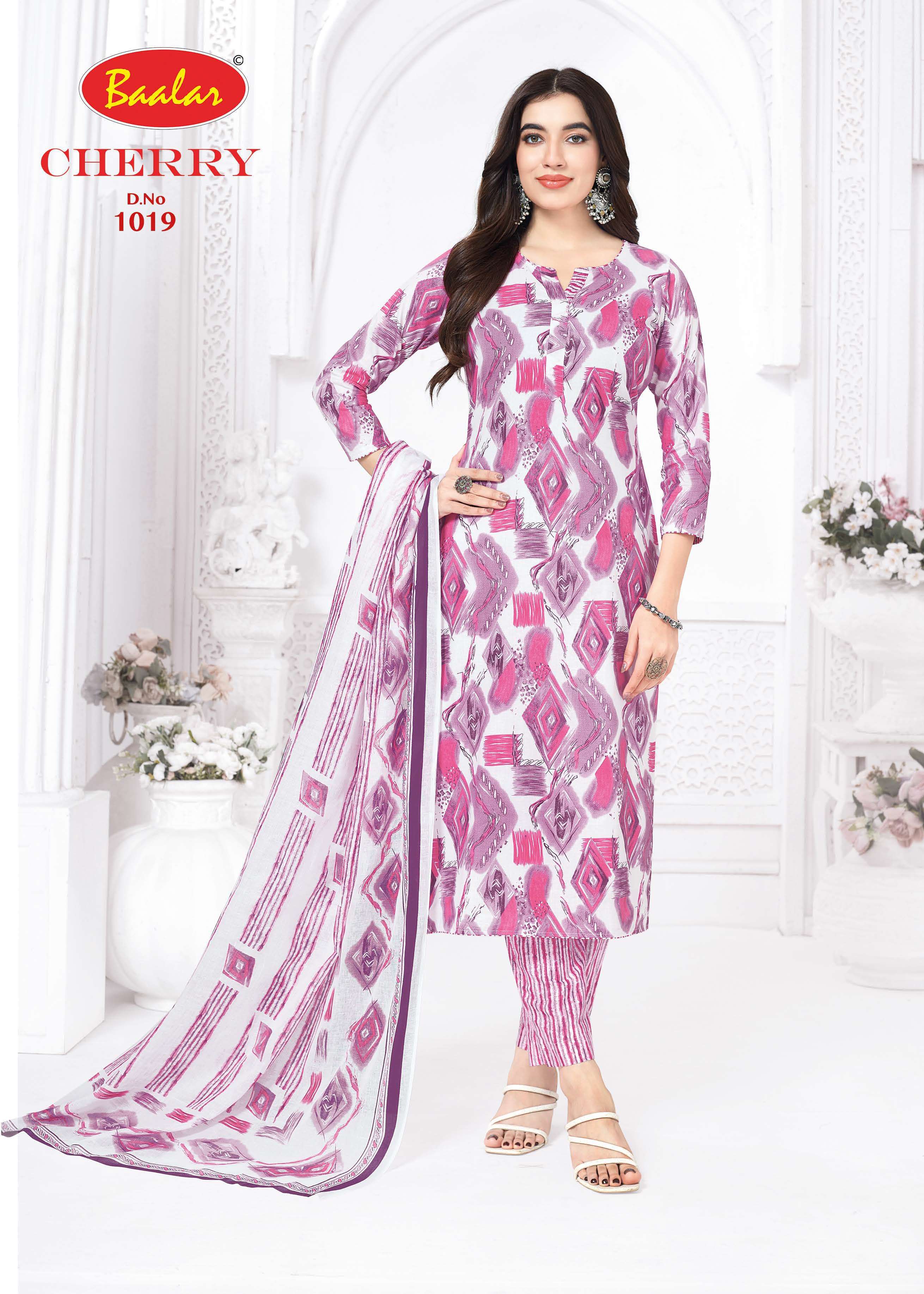 BAALAR CHERRY VOL 1 LAWN COTTON PRINTED LADIES SALWAR SUIT