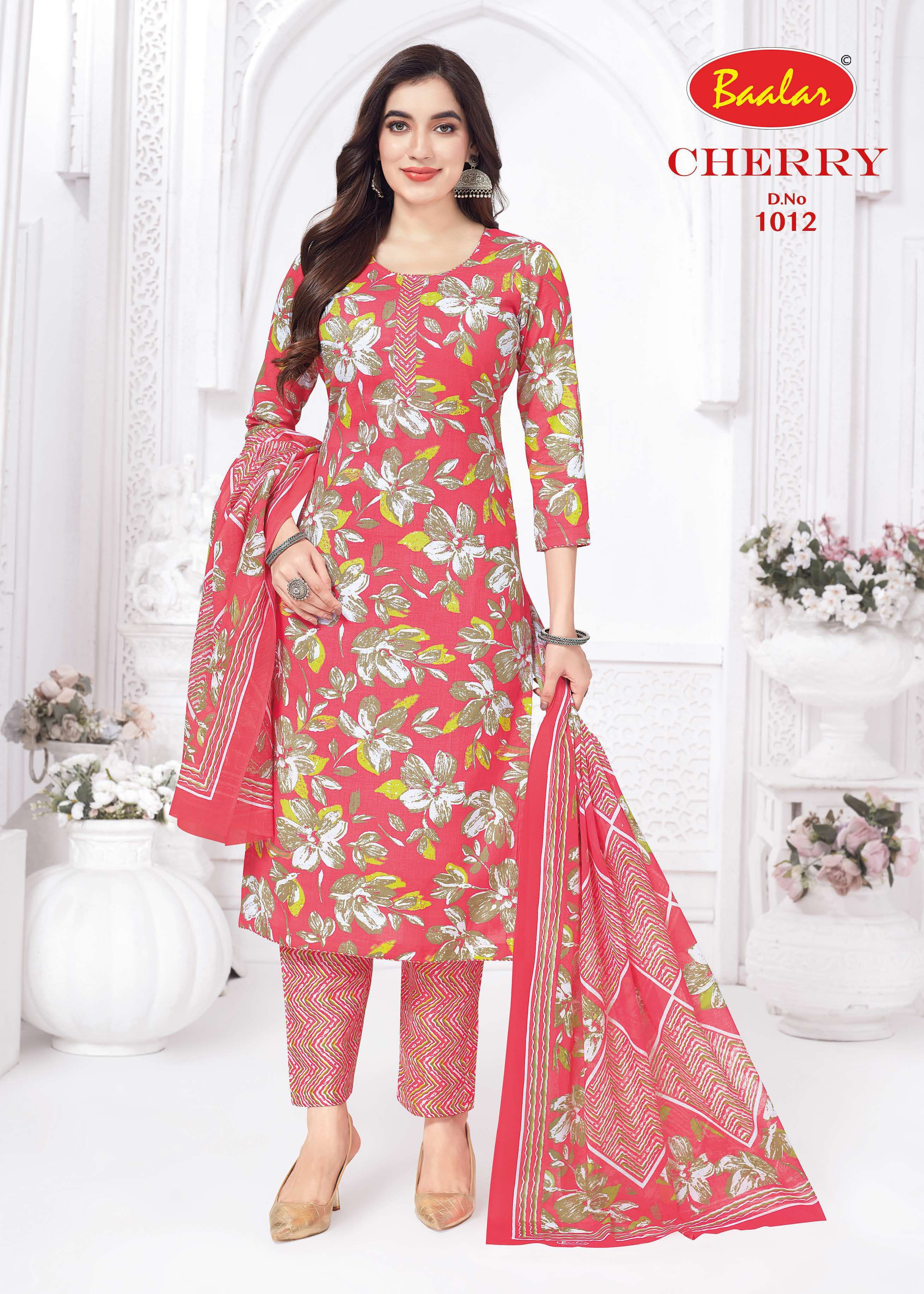 BAALAR CHERRY VOL 1 LAWN COTTON PRINTED LADIES SALWAR SUIT