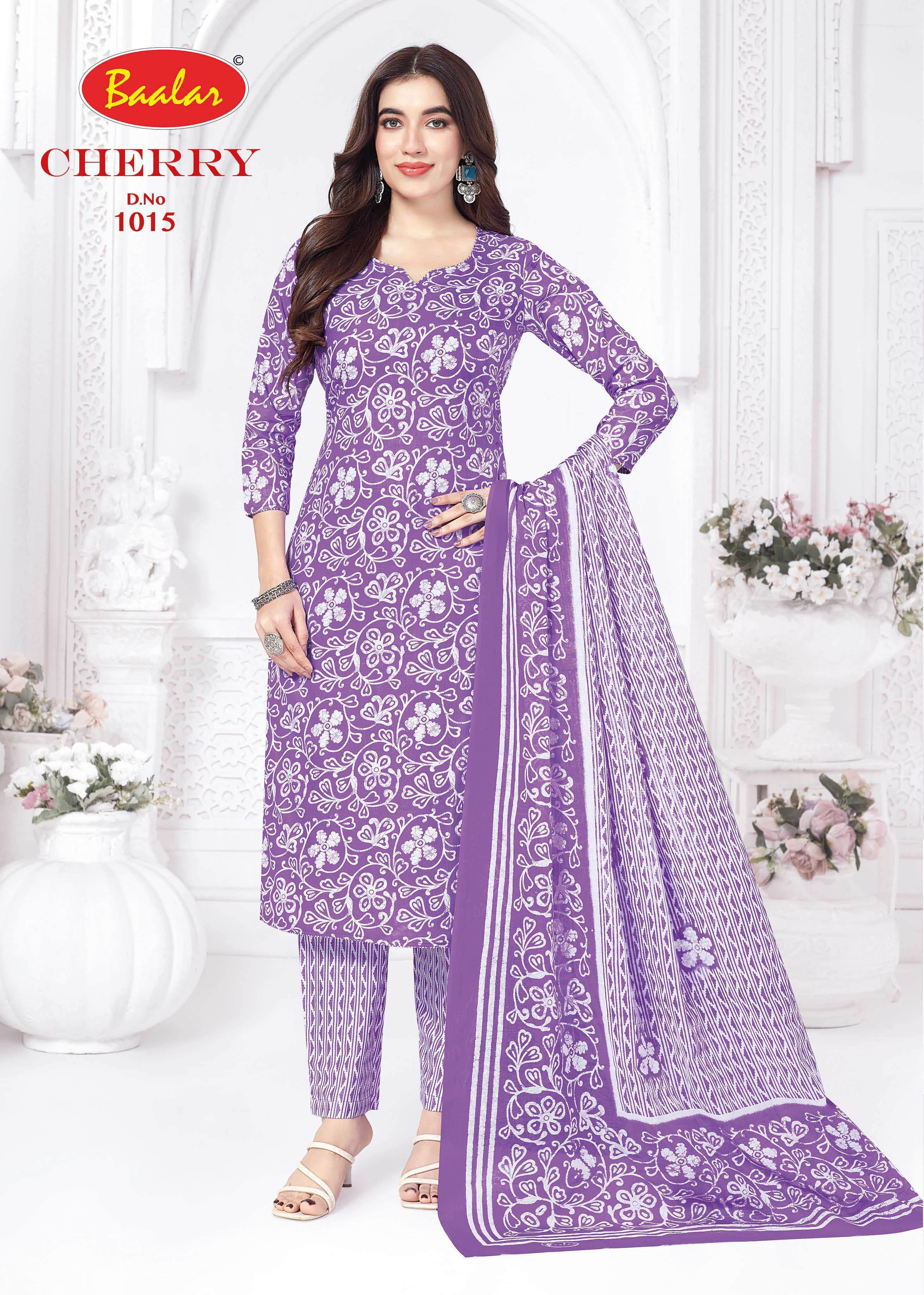 BAALAR CHERRY VOL 1 LAWN COTTON PRINTED LADIES SALWAR SUIT