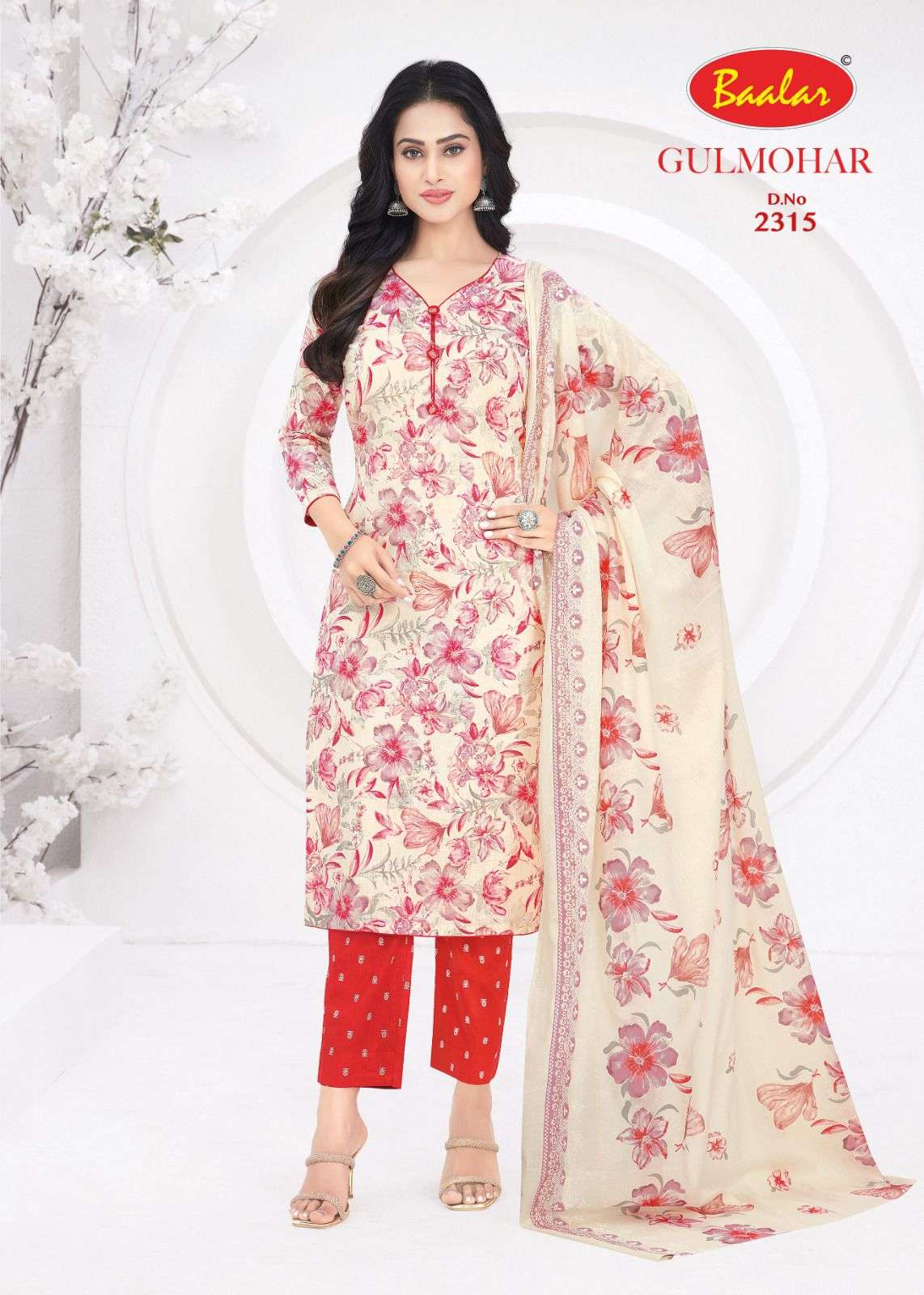 BAALAR GULMOHAR VOL 3 LAWN COTTON DIGITAL PRINT SALWAR SUIT