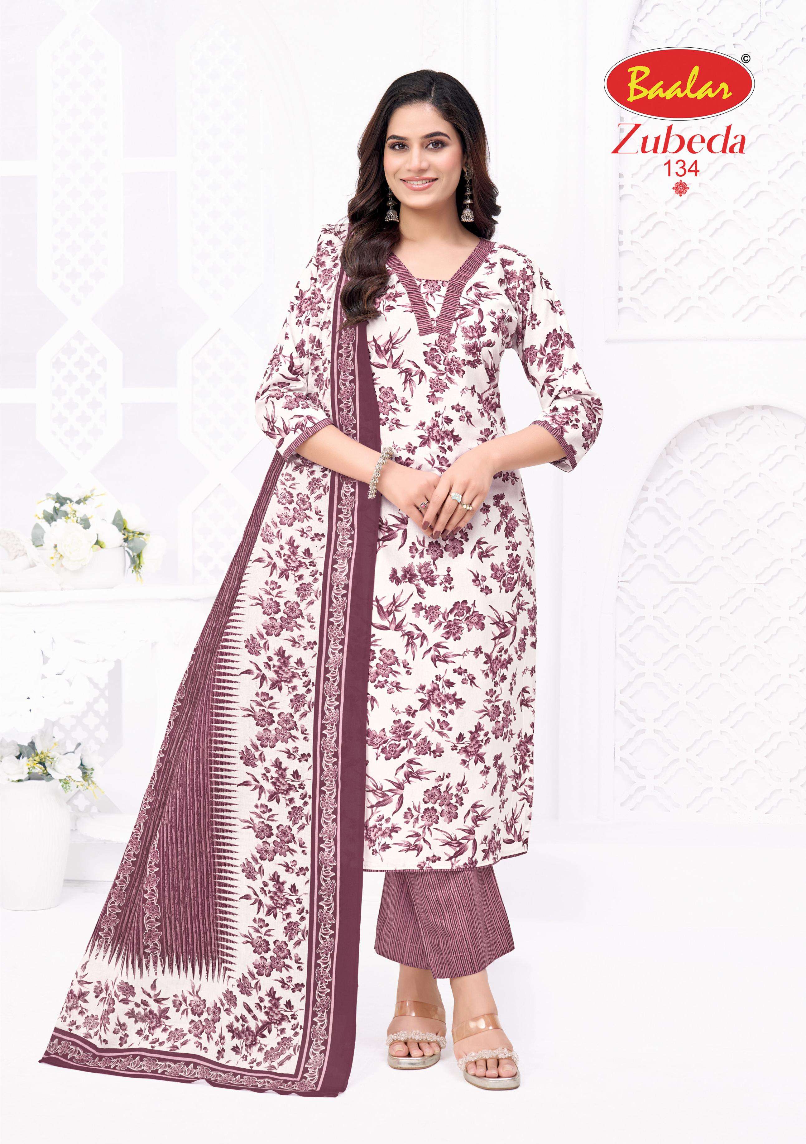 BAALAR ZUBEDA VOL 28 COTTON PRINTED LADIES SALWAR SUIT