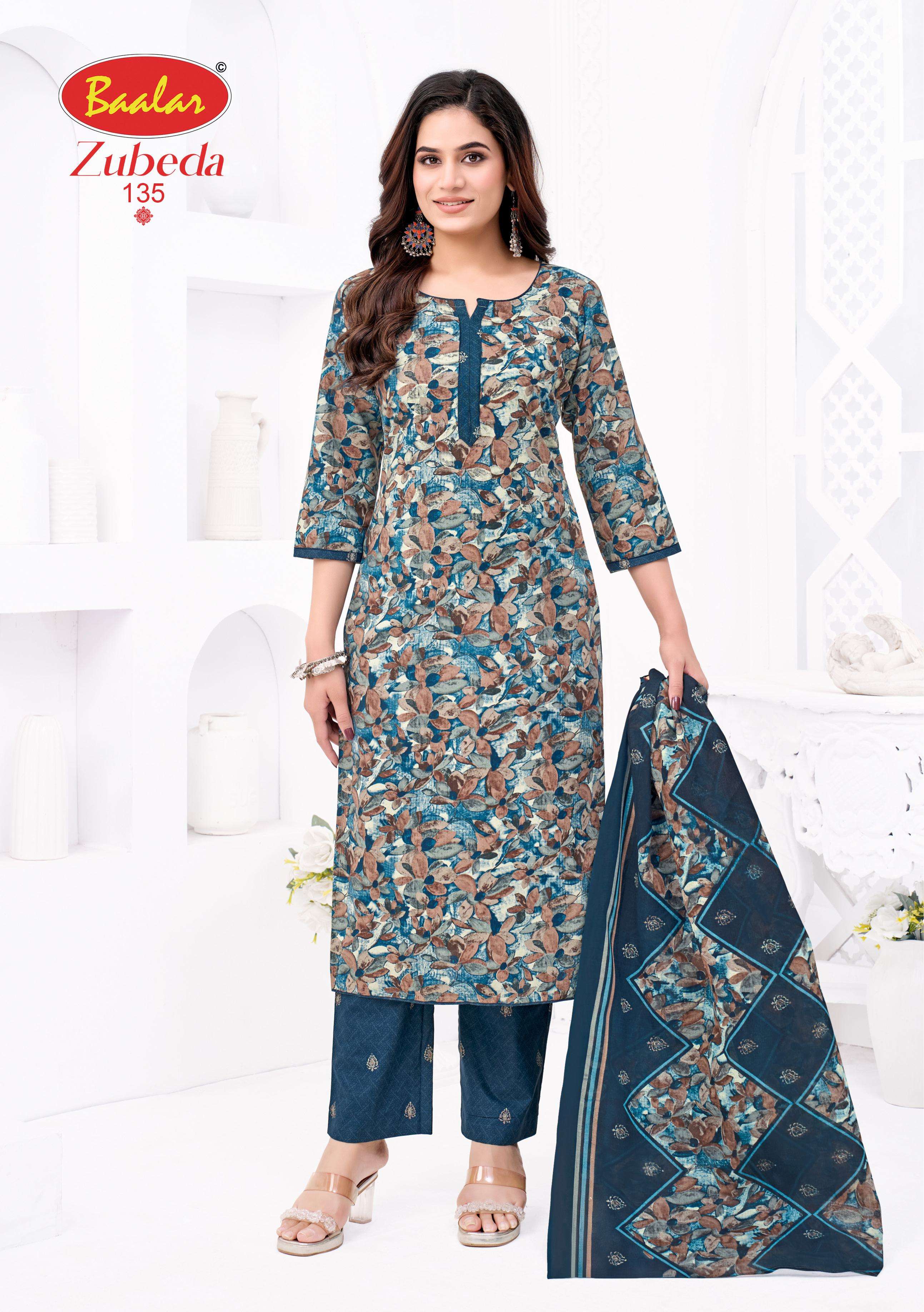 BAALAR ZUBEDA VOL 28 COTTON PRINTED LADIES SALWAR SUIT