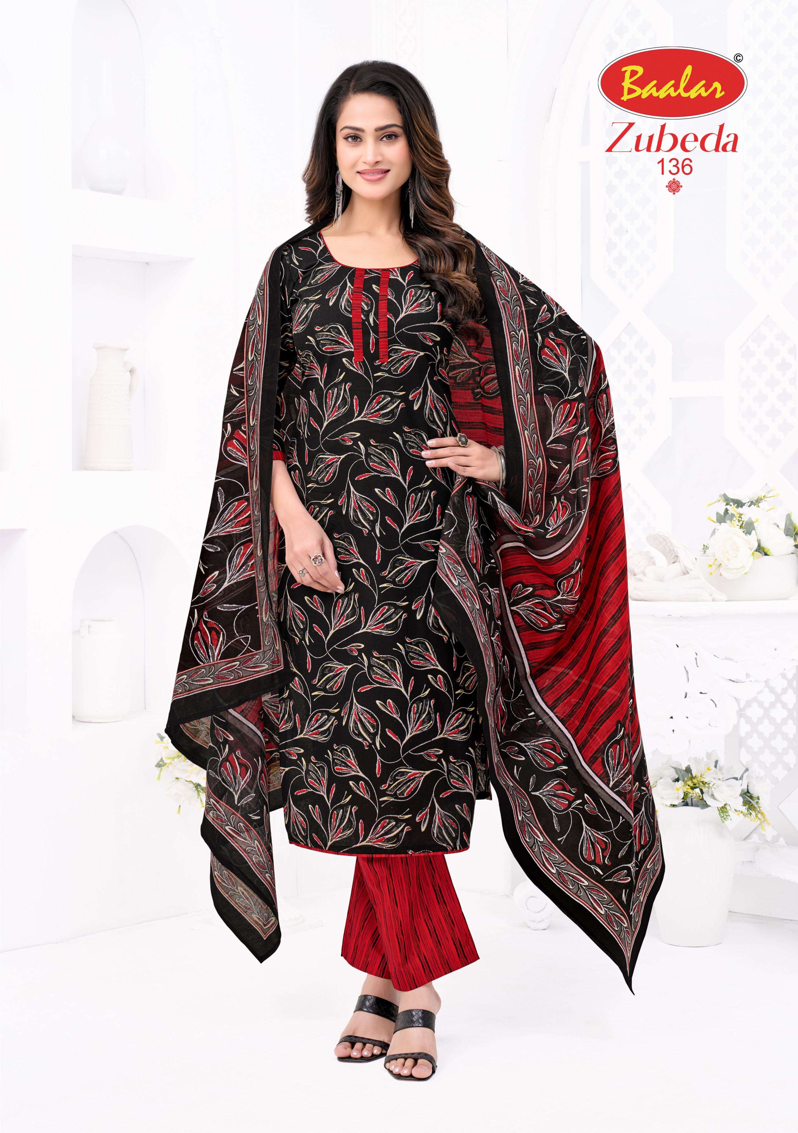 BAALAR ZUBEDA VOL 28 COTTON PRINTED LADIES SALWAR SUIT