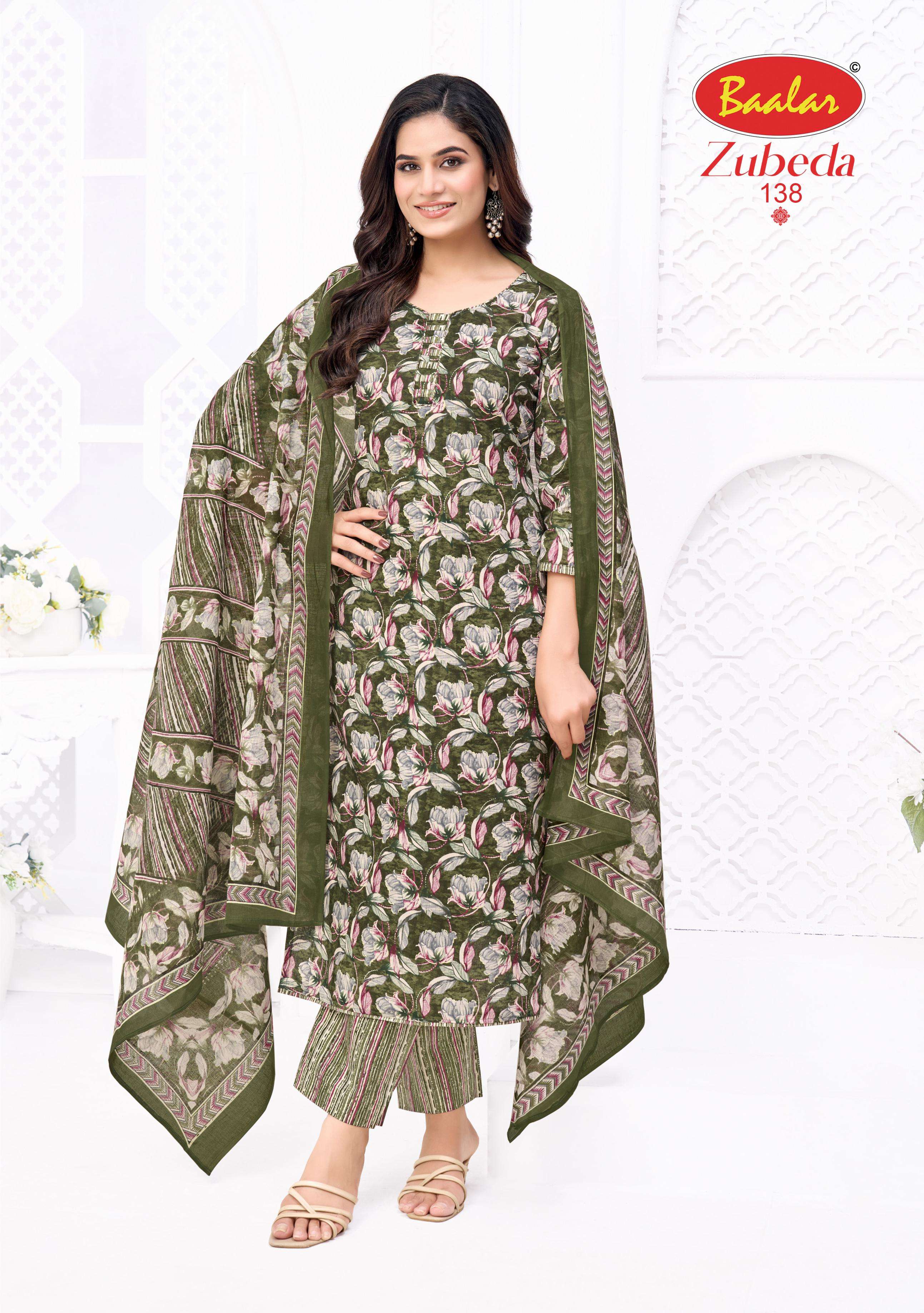 BAALAR ZUBEDA VOL 28 COTTON PRINTED LADIES SALWAR SUIT