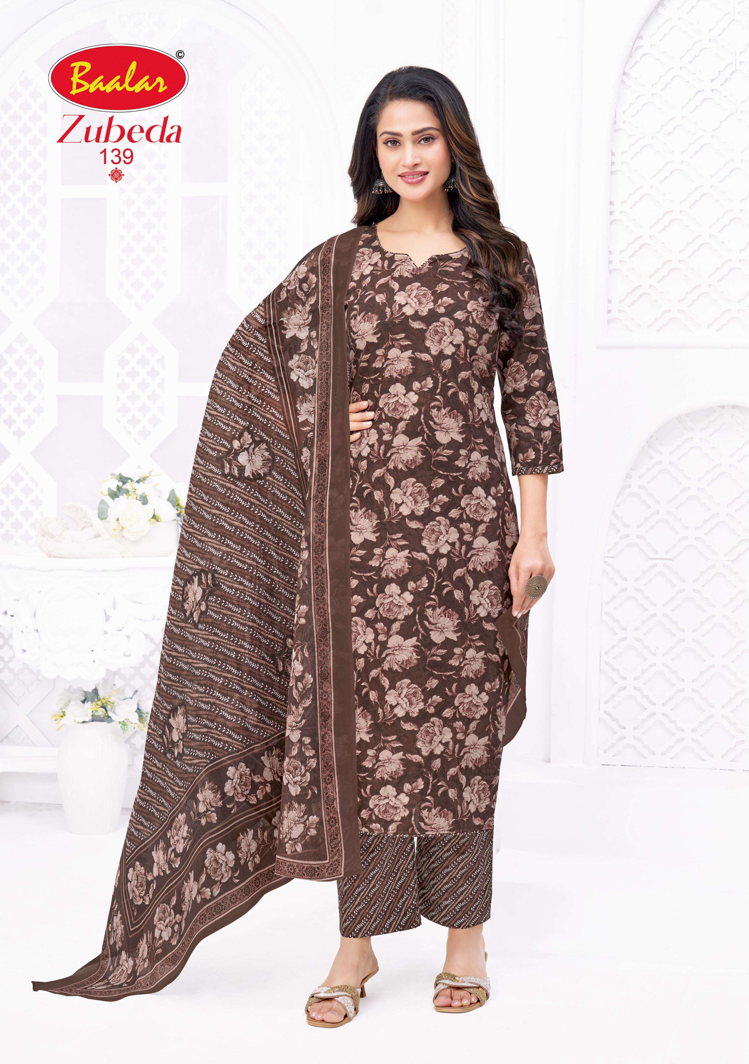 BAALAR ZUBEDA VOL 28 COTTON PRINTED LADIES SALWAR SUIT