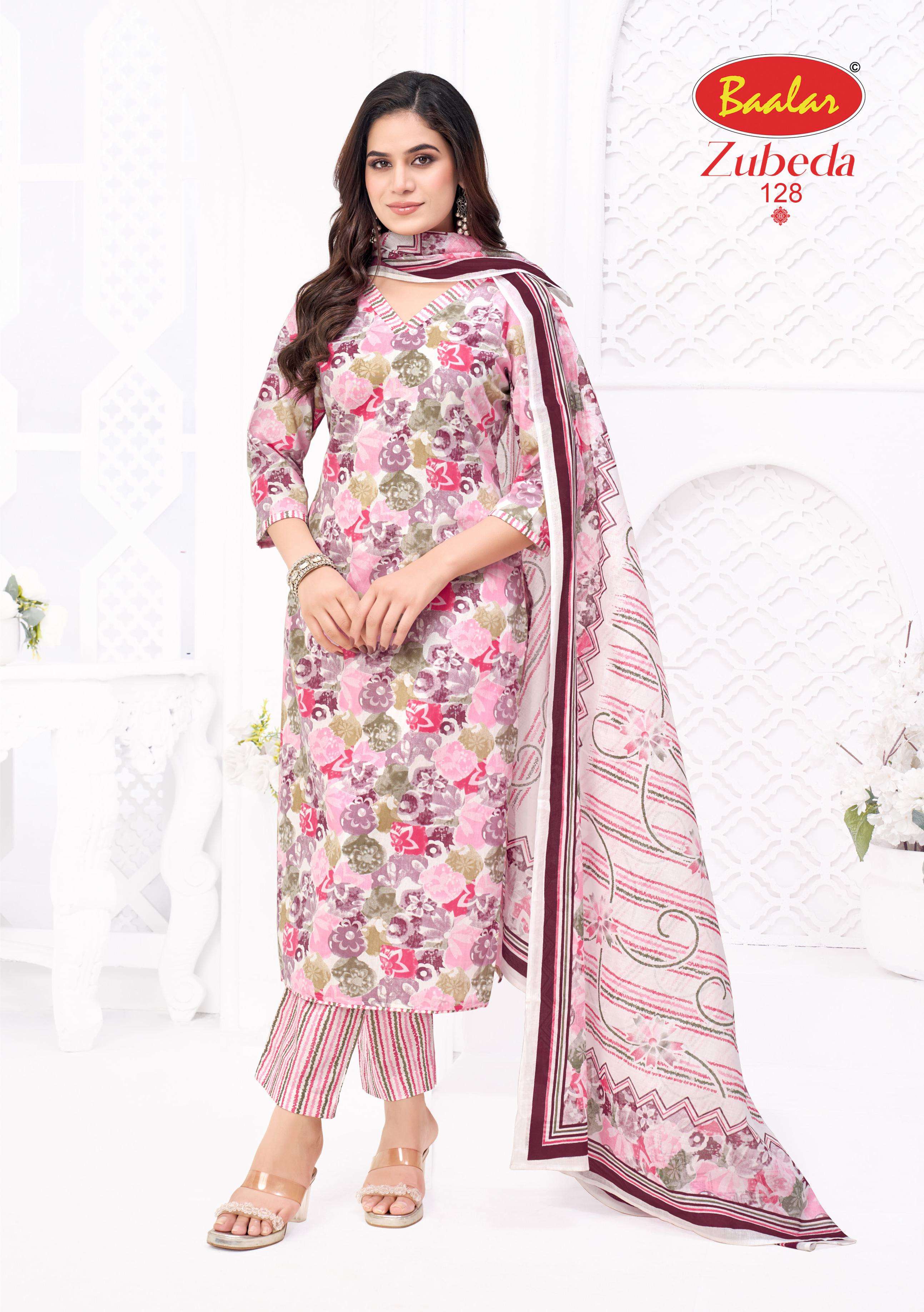 BAALAR ZUBEDA VOL 28 COTTON PRINTED LADIES SALWAR SUIT