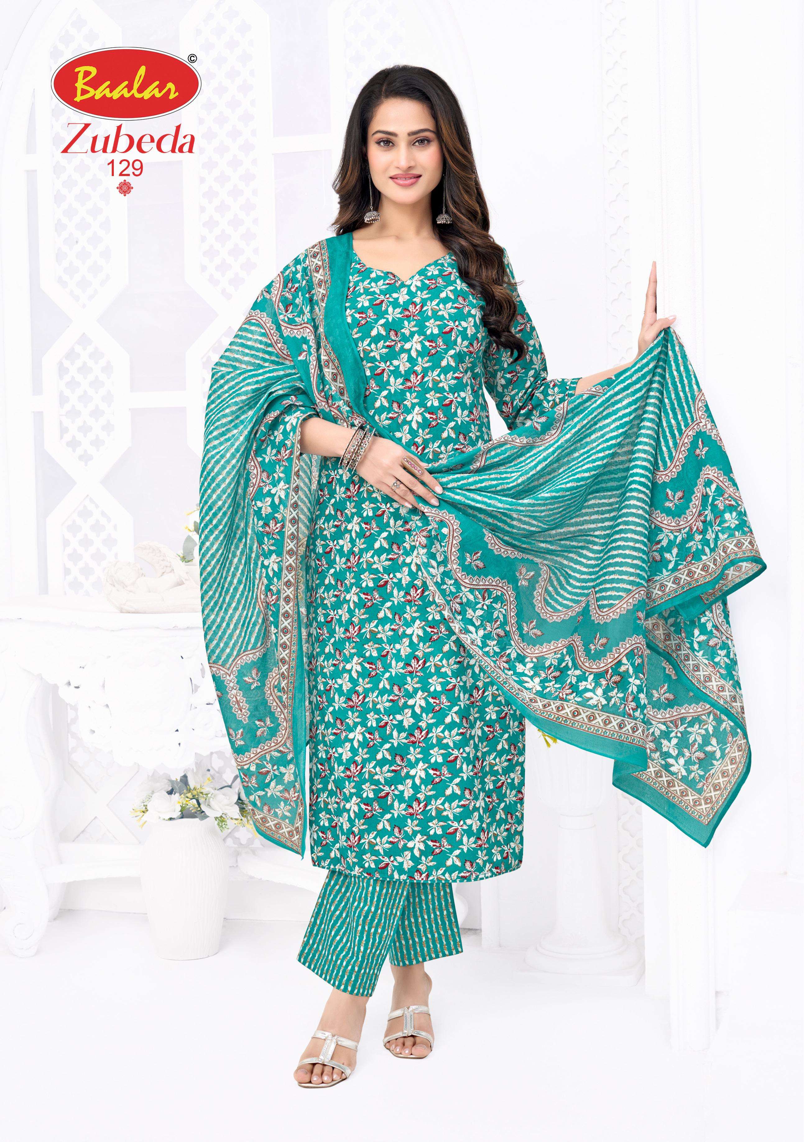 BAALAR ZUBEDA VOL 28 COTTON PRINTED LADIES SALWAR SUIT