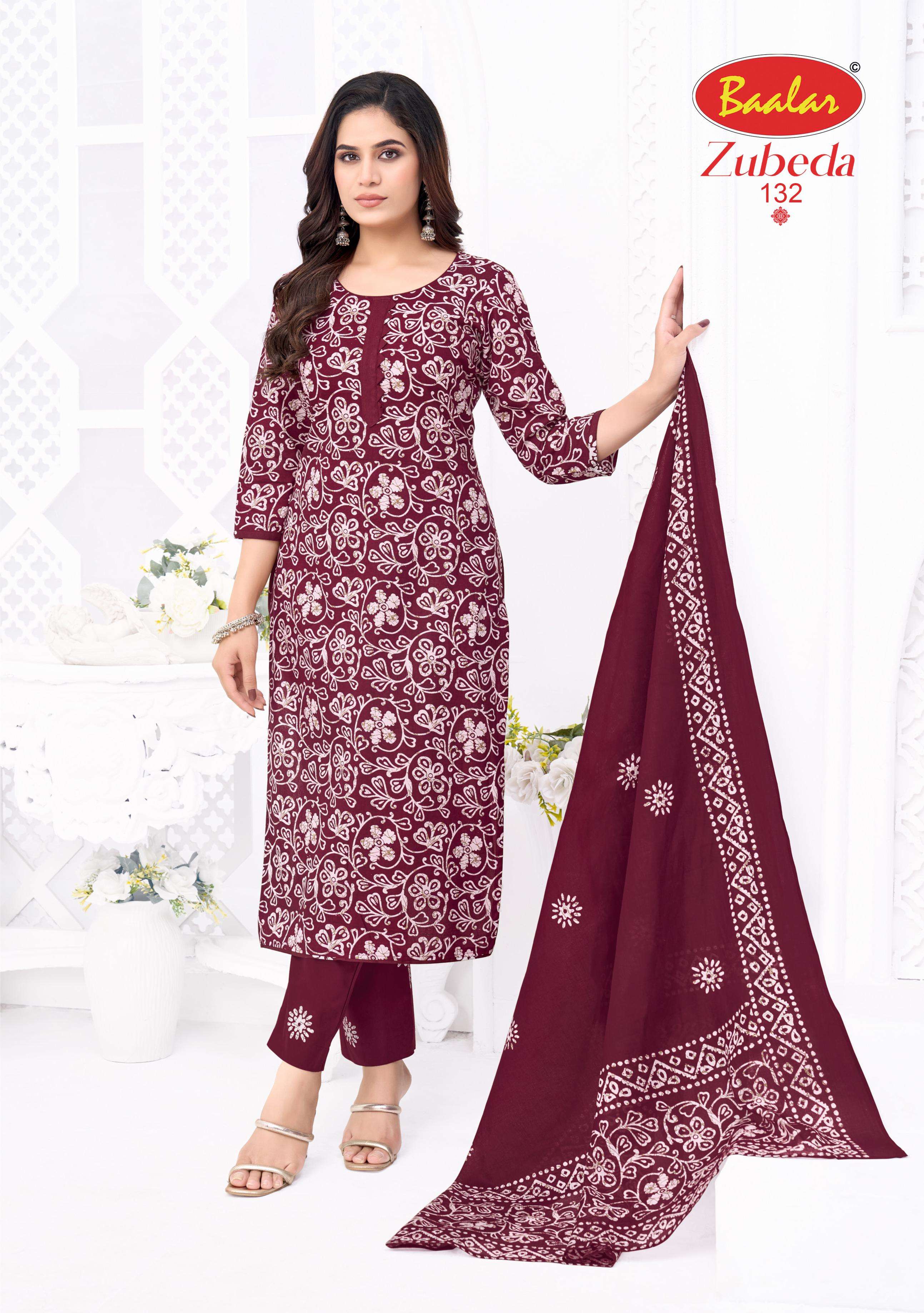 BAALAR ZUBEDA VOL 28 COTTON PRINTED LADIES SALWAR SUIT