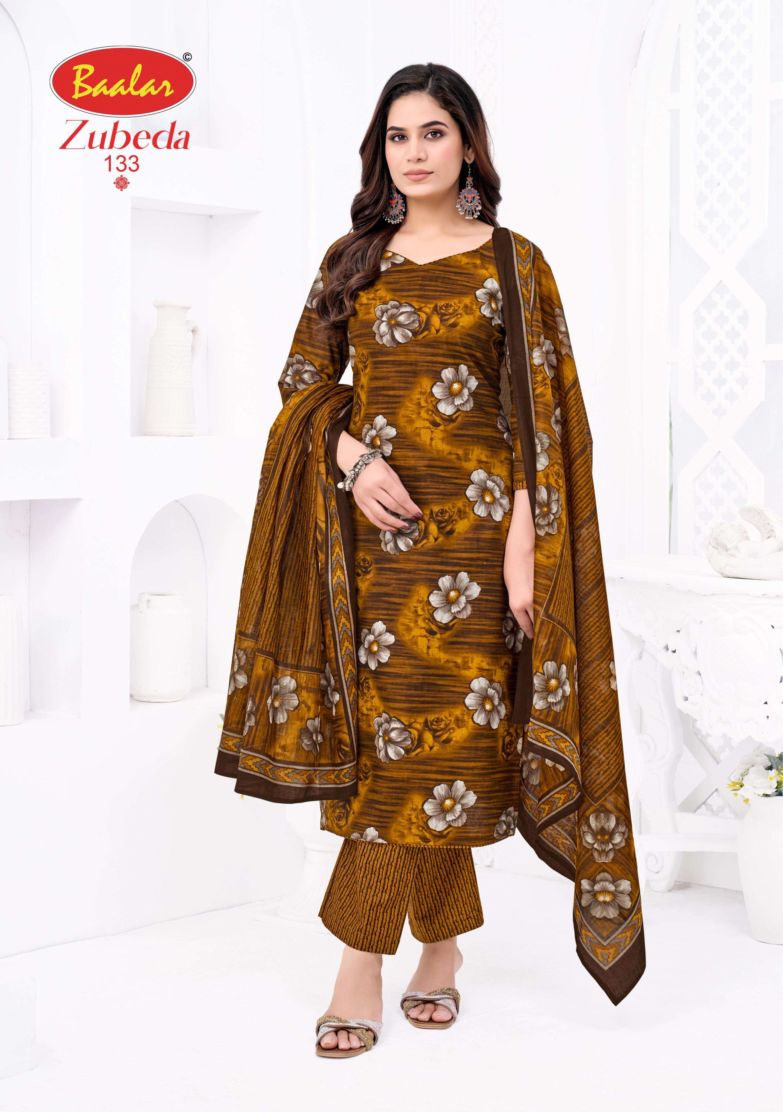 BAALAR ZUBEDA VOL 28 COTTON PRINTED LADIES SALWAR SUIT