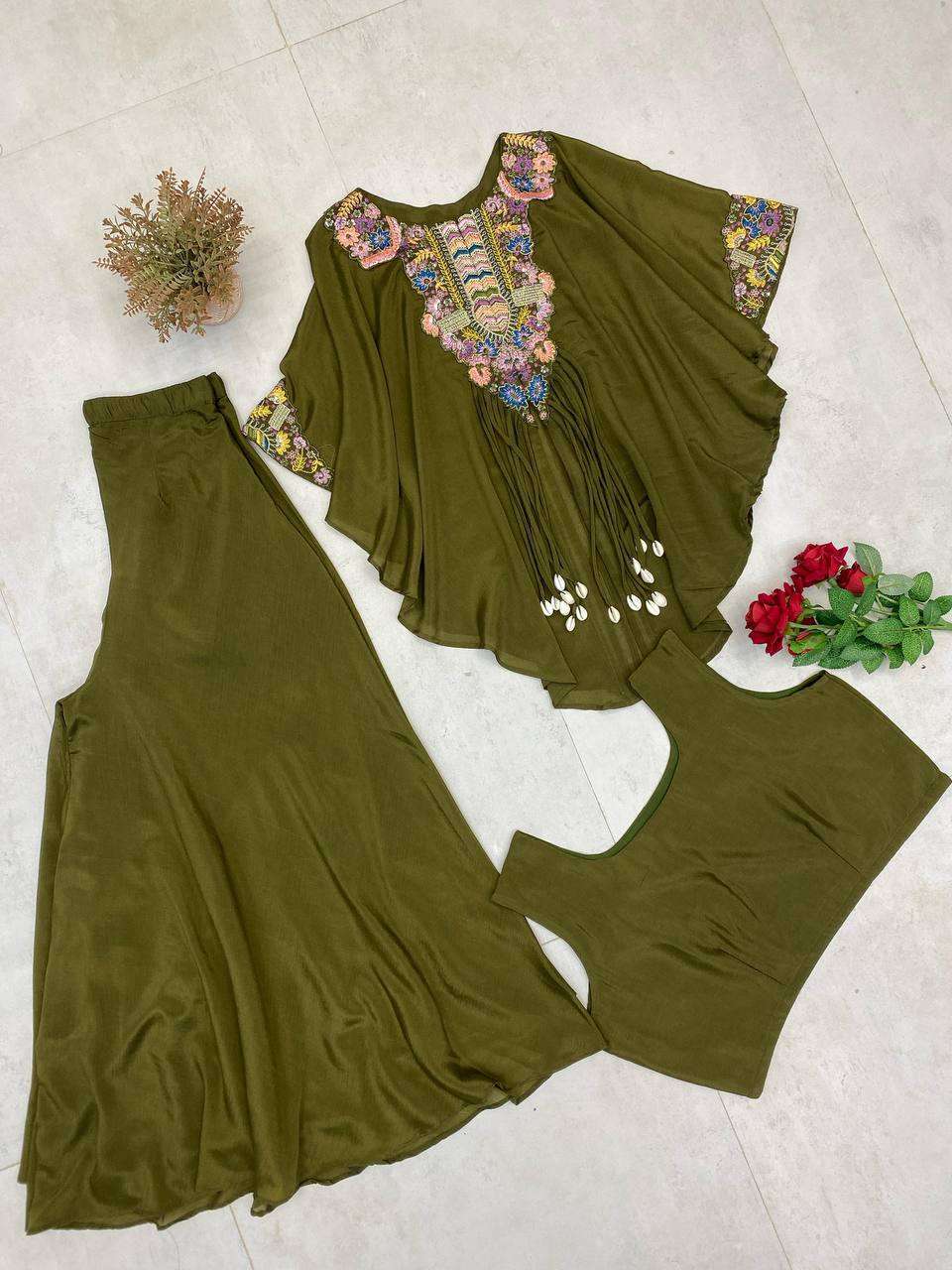 BE 349 THREE PIECE INDO WESTERN WEAR COLLECTION 