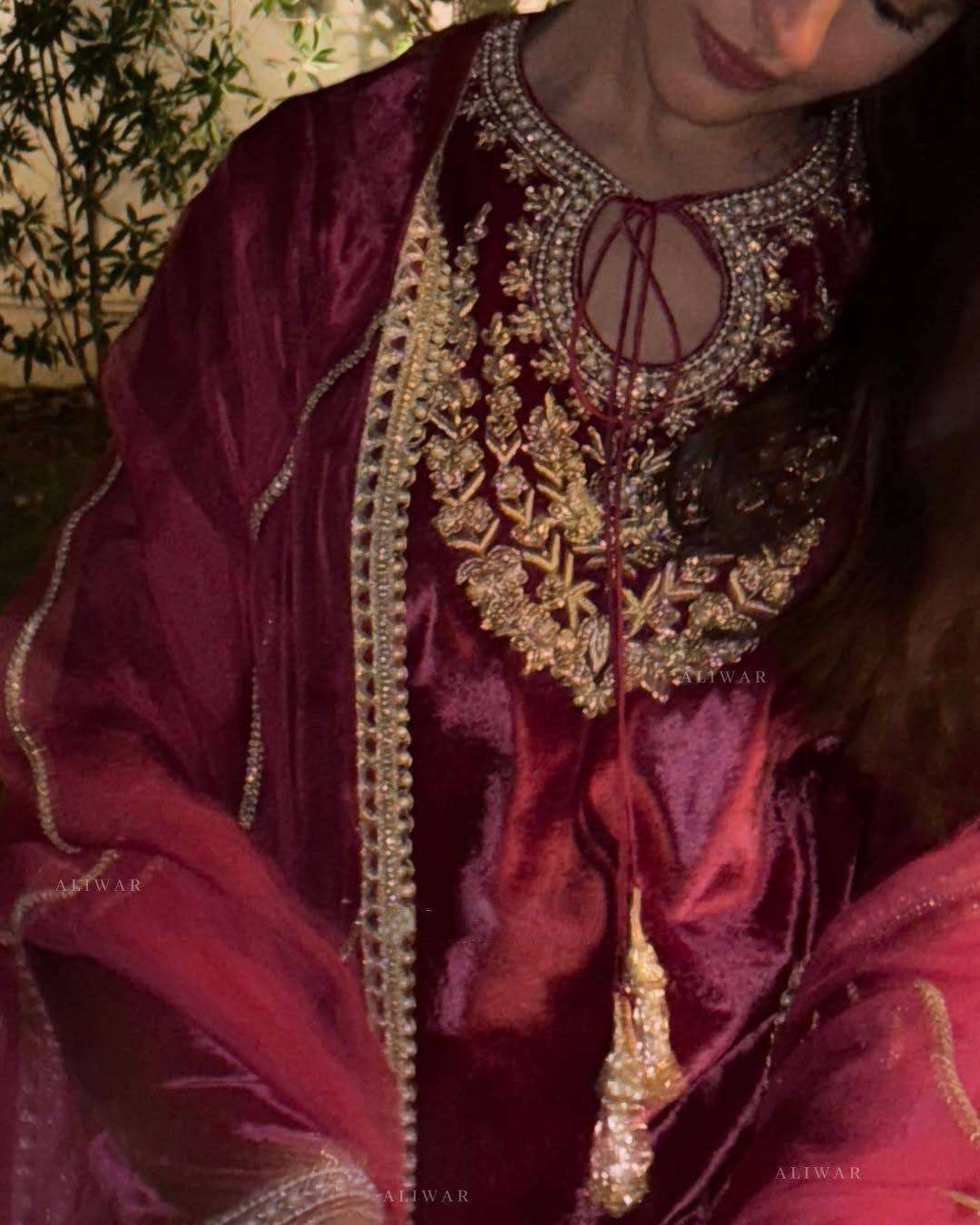 BE 411 VELVET SEQUENCE DESIGNER PAKISTANI STYLE SUIT