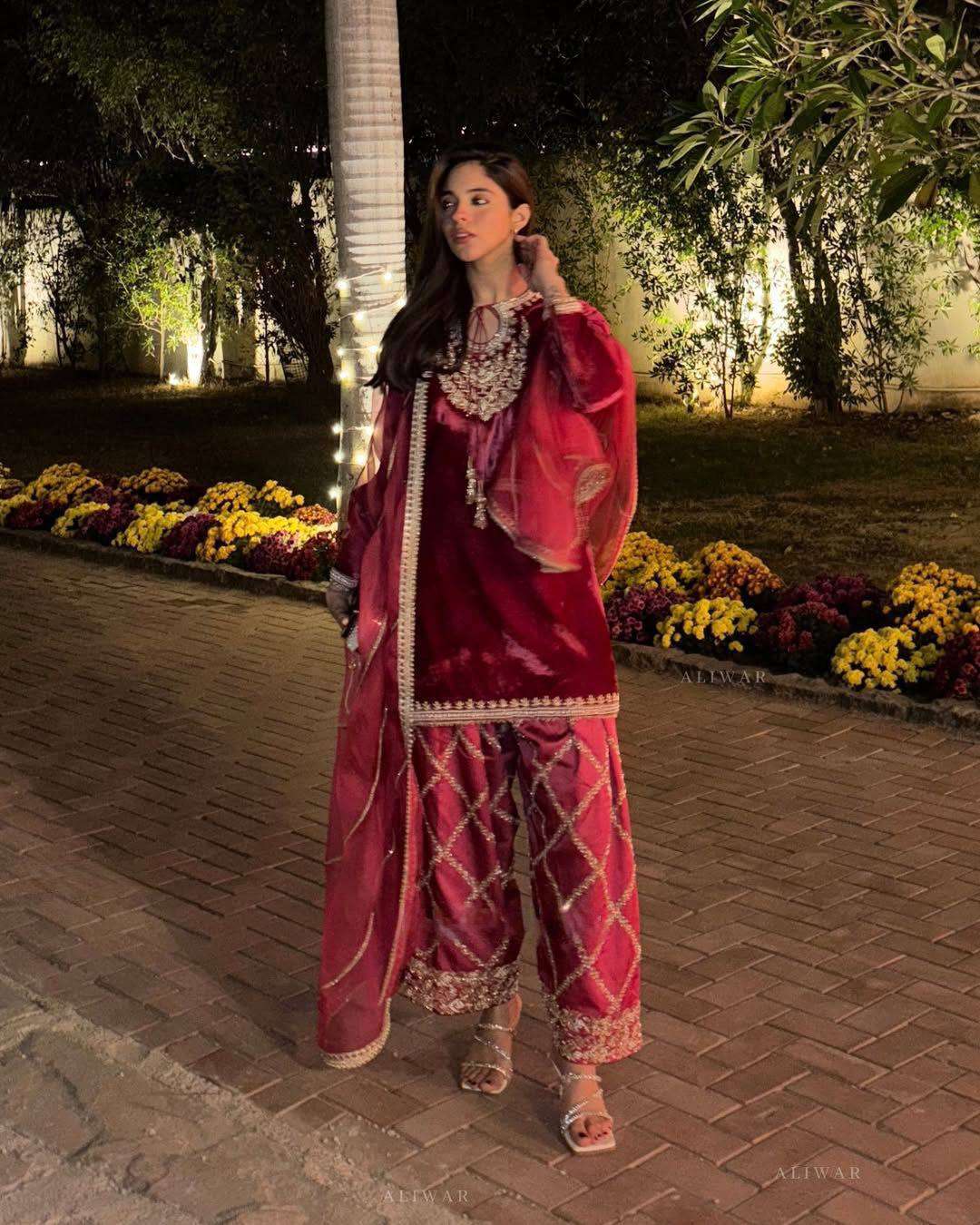 BE 411 VELVET SEQUENCE DESIGNER PAKISTANI STYLE SUIT