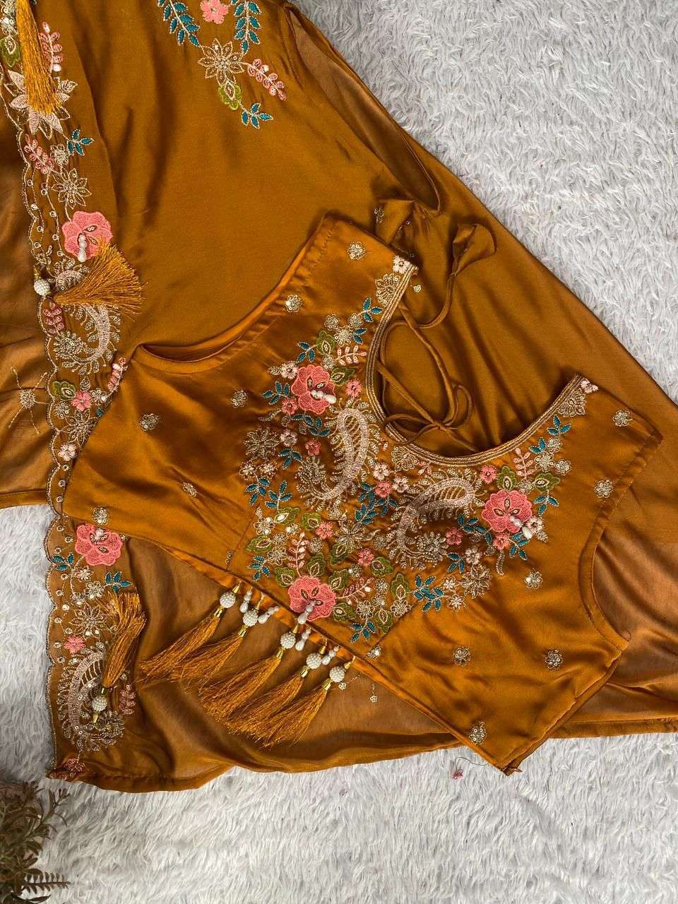 BE 425 SILK DESIGNER WORK PARTY WEAR INDO WESTERN STYLE DRESS