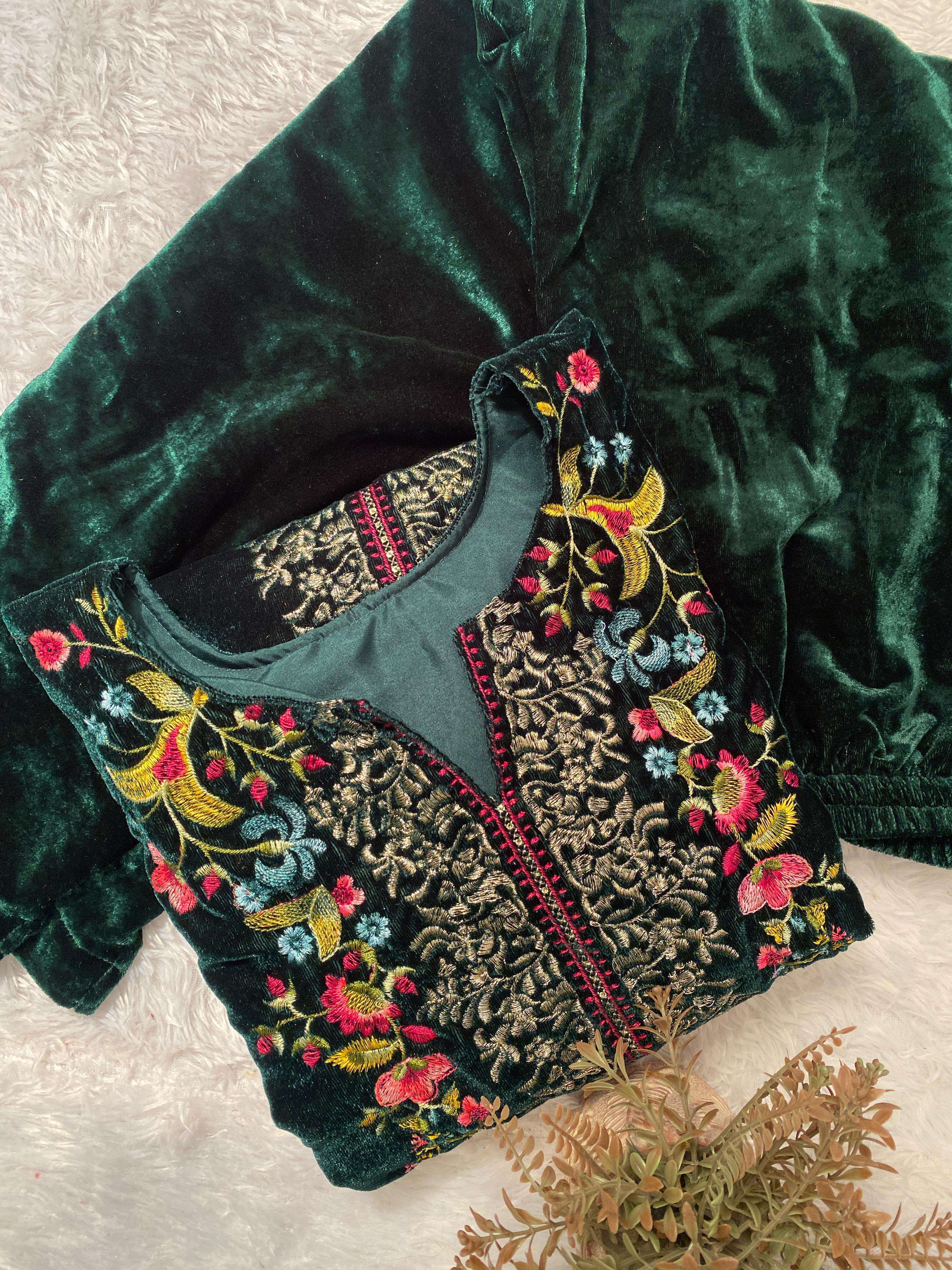 BE 426 VELVET DESIGNER WEAR CO-ORD SET 