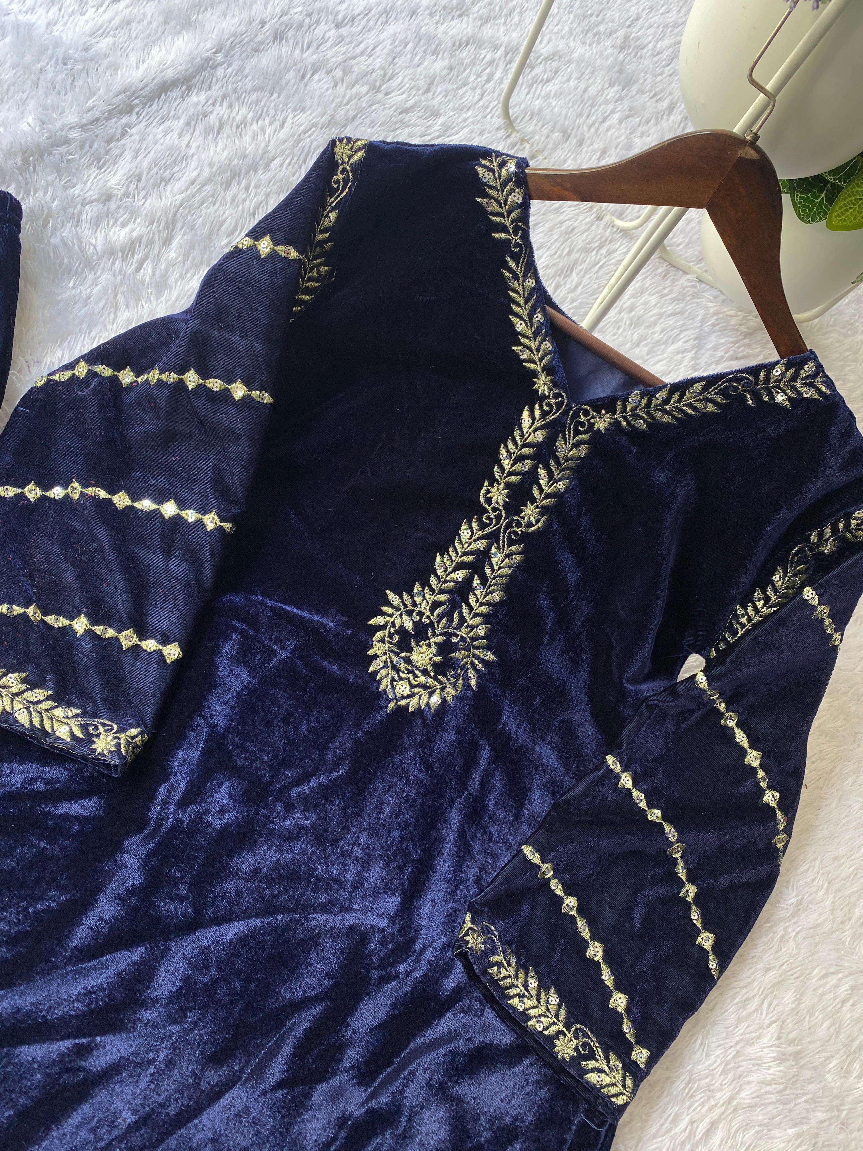 BE 429 VELVET DESIGNER WEAR CO-ORD SET 