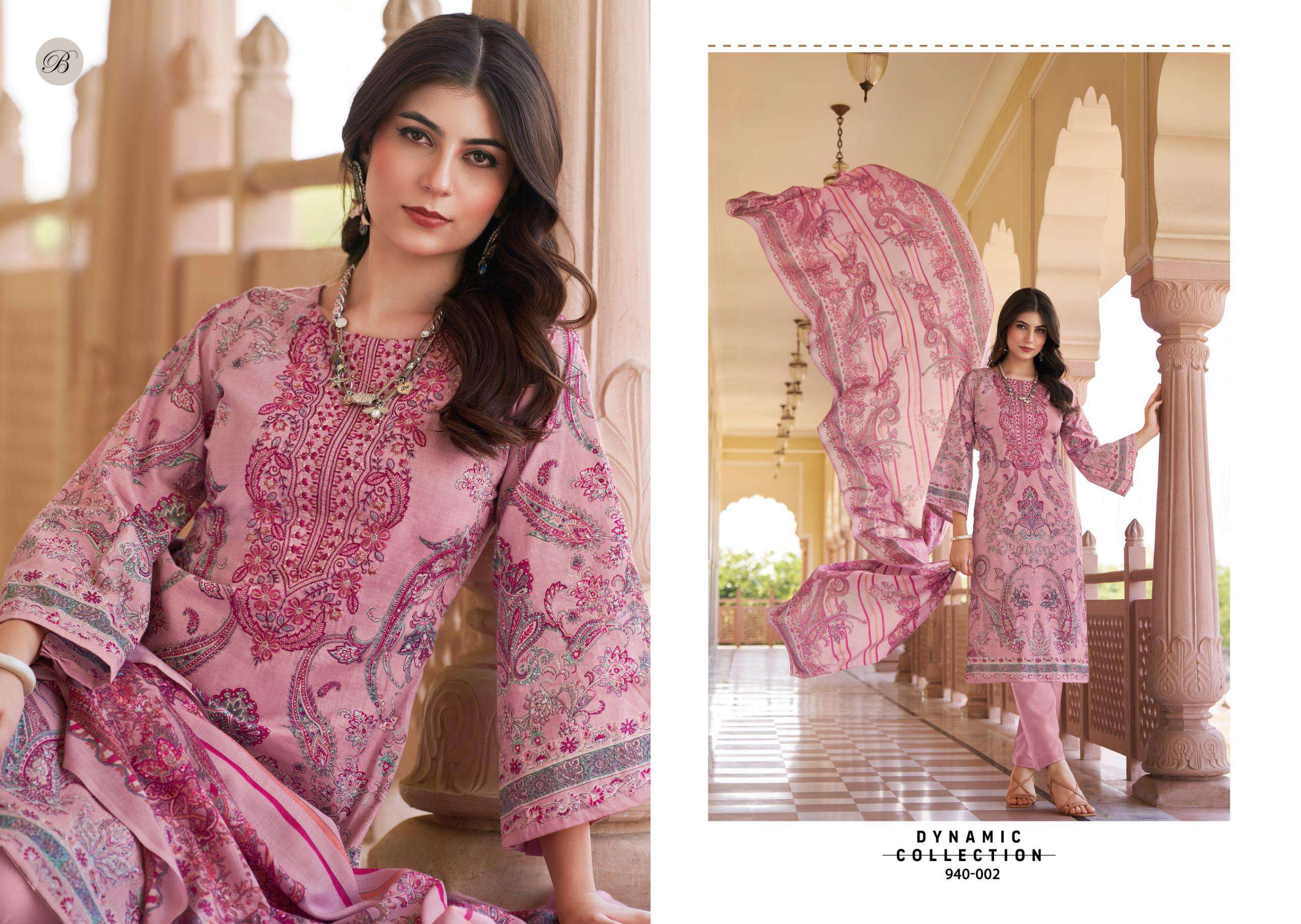 BELLIZA DESIGNER STUDIO NAIRA VOL 128 COTTON DIGITAL PRINTS WITH FANCY WORK SUIT