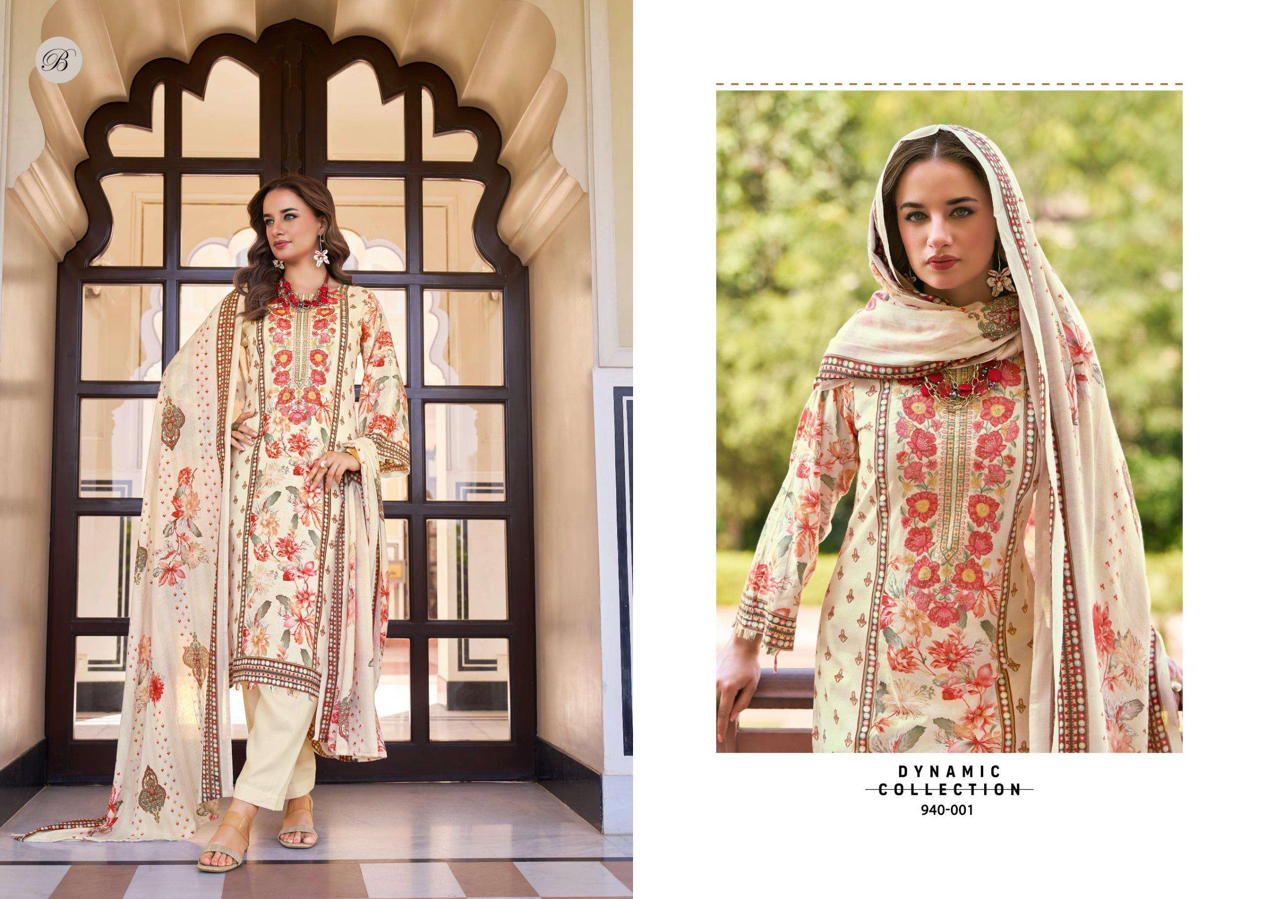 BELLIZA DESIGNER STUDIO NAIRA VOL 128 COTTON DIGITAL PRINTS WITH FANCY WORK SUIT