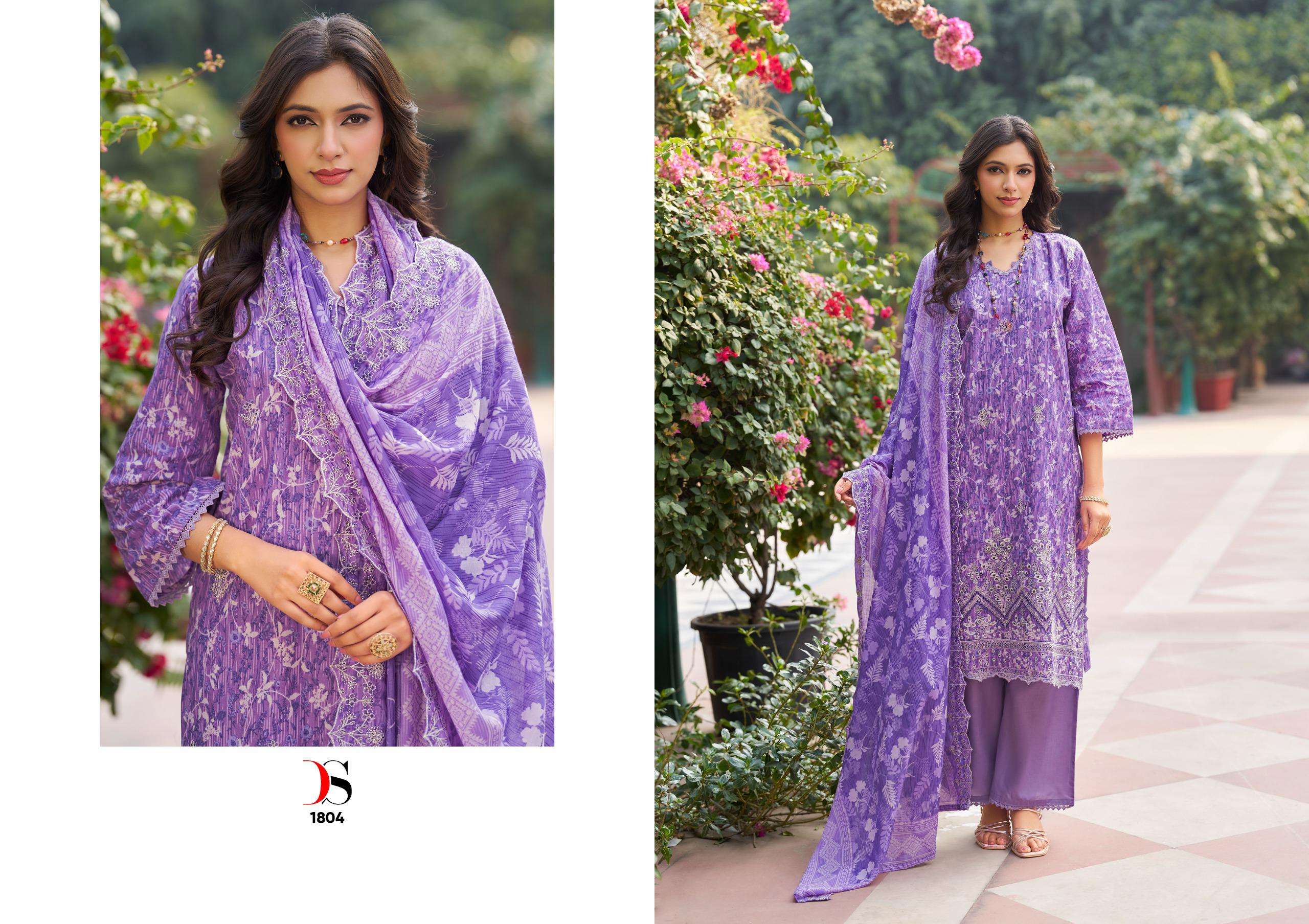 DEEPSY SUITS BIN SAEED LAWN COLLECTION VOL 18 COTTON EMBROIDERY WORKS SUIT