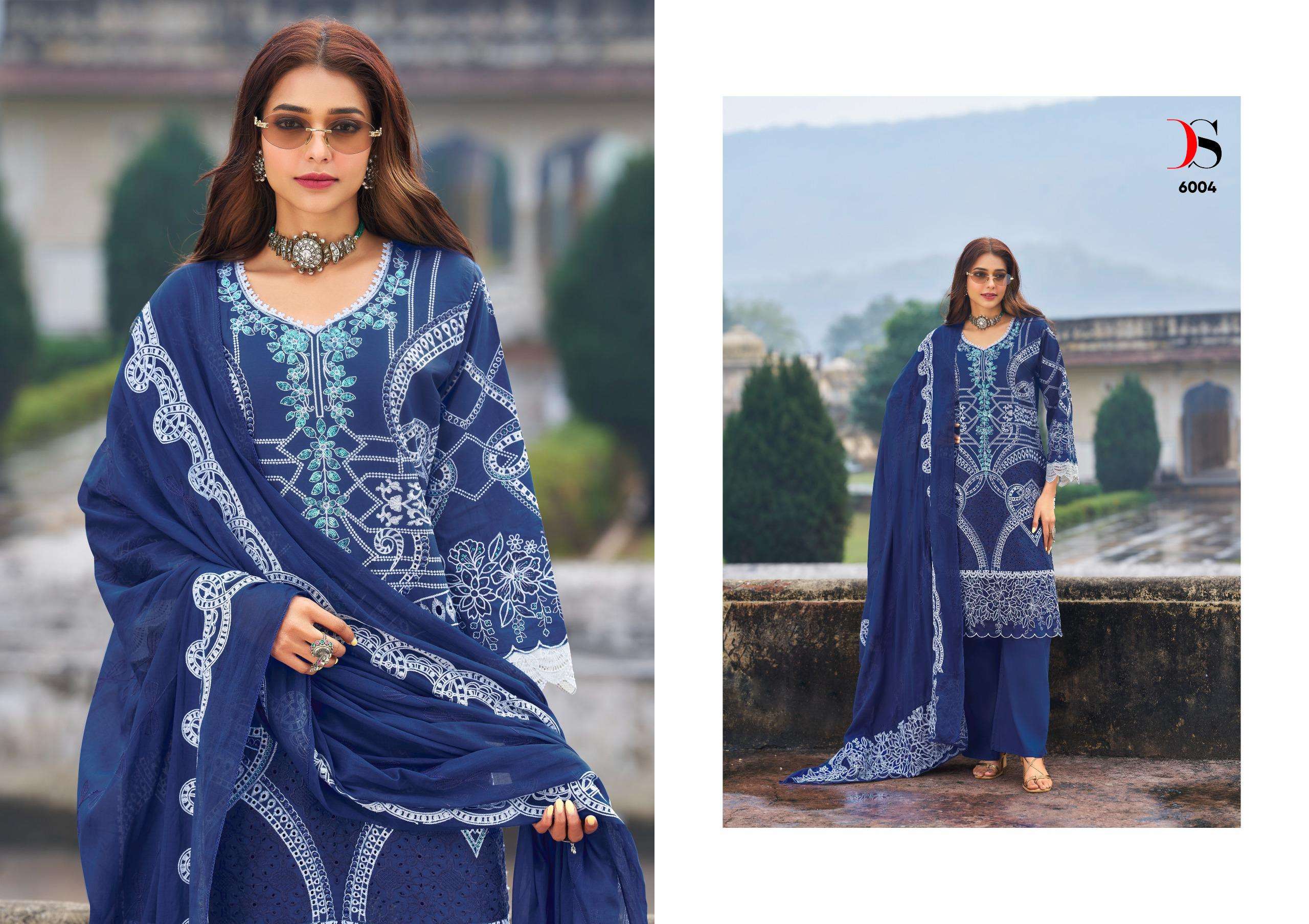 DEEPSY SUITS ELAF LUXURY LAWN 25 VOL 6 COTTON HEAVY EMBROIDERY DESIGNER WORK SUIT