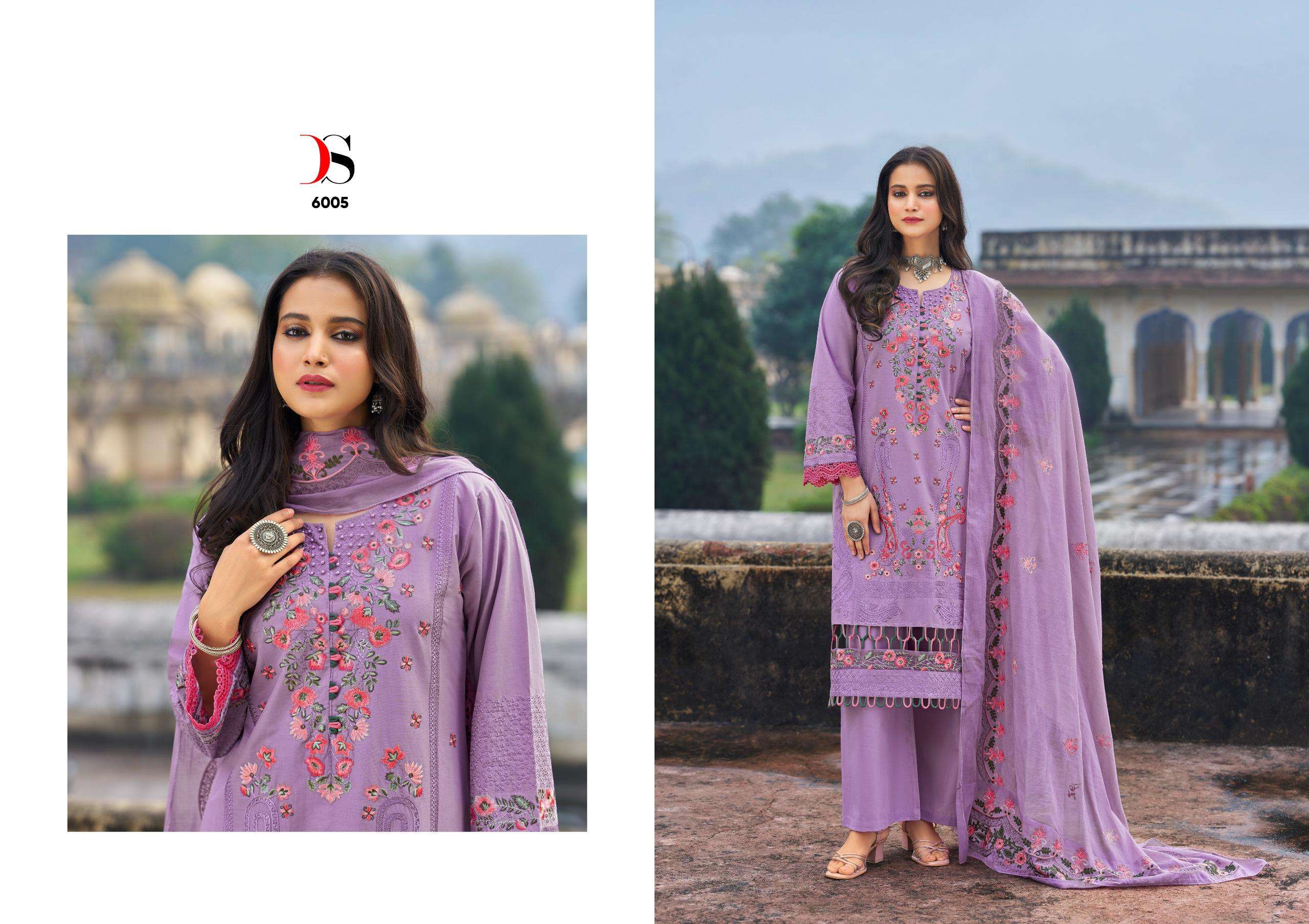 DEEPSY SUITS ELAF LUXURY LAWN 25 VOL 6 COTTON HEAVY EMBROIDERY DESIGNER WORK SUIT