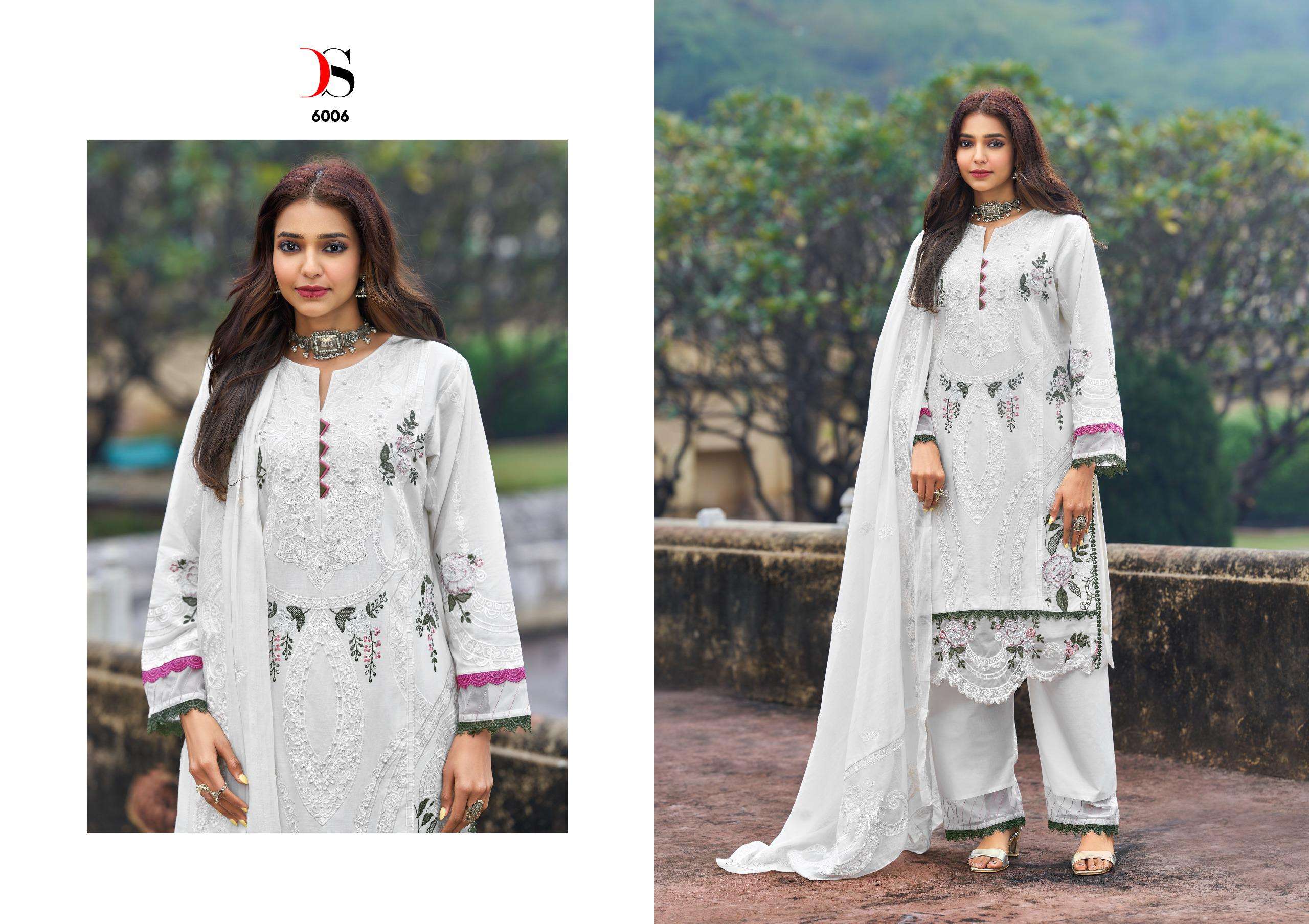 DEEPSY SUITS ELAF LUXURY LAWN 25 VOL 6 COTTON HEAVY EMBROIDERY DESIGNER WORK SUIT