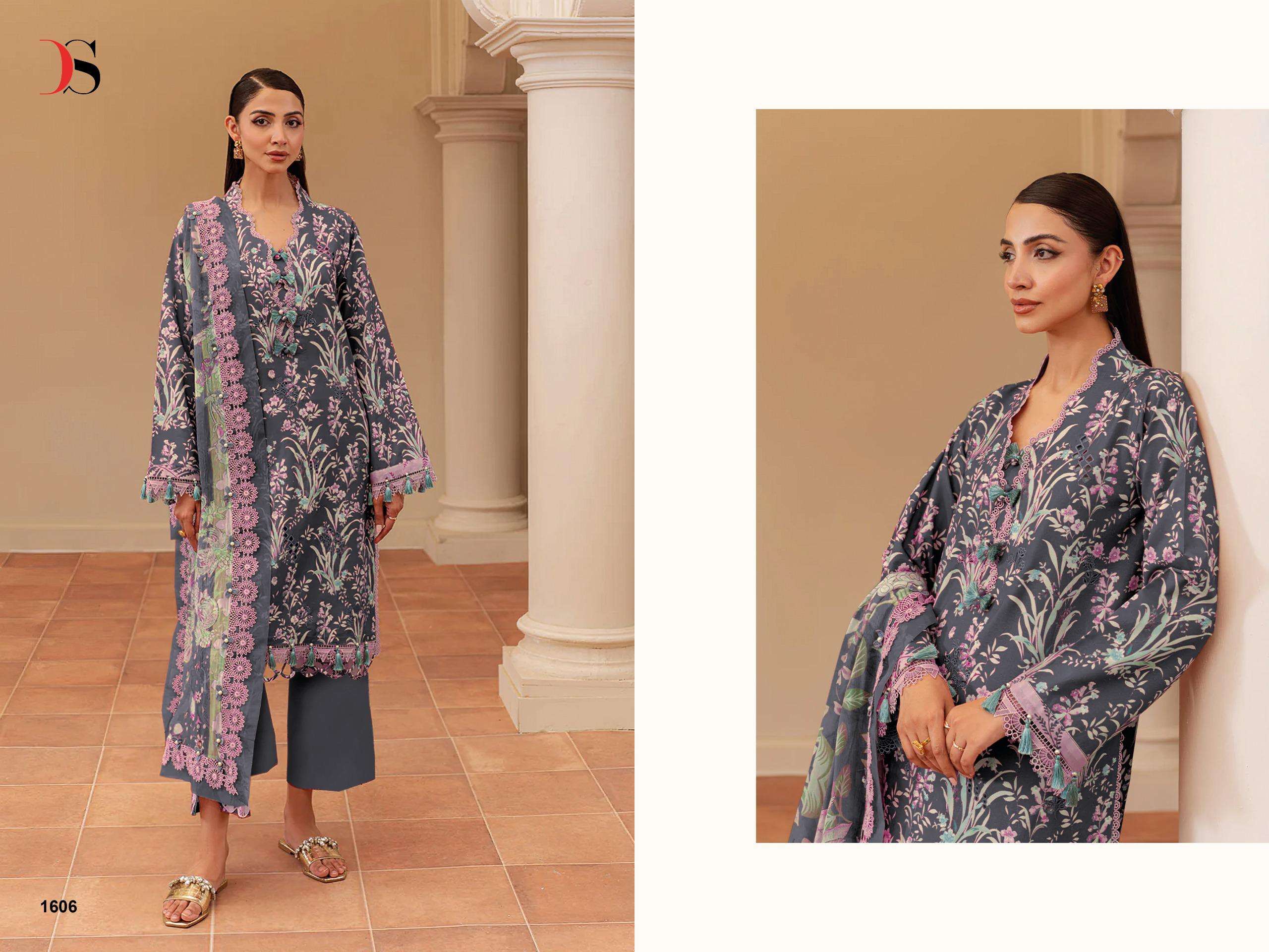 DEEPSY SUITS JADE LUMEA COTTON PATCH EMBROIDERY WORK SALWAR KAMEEZ 