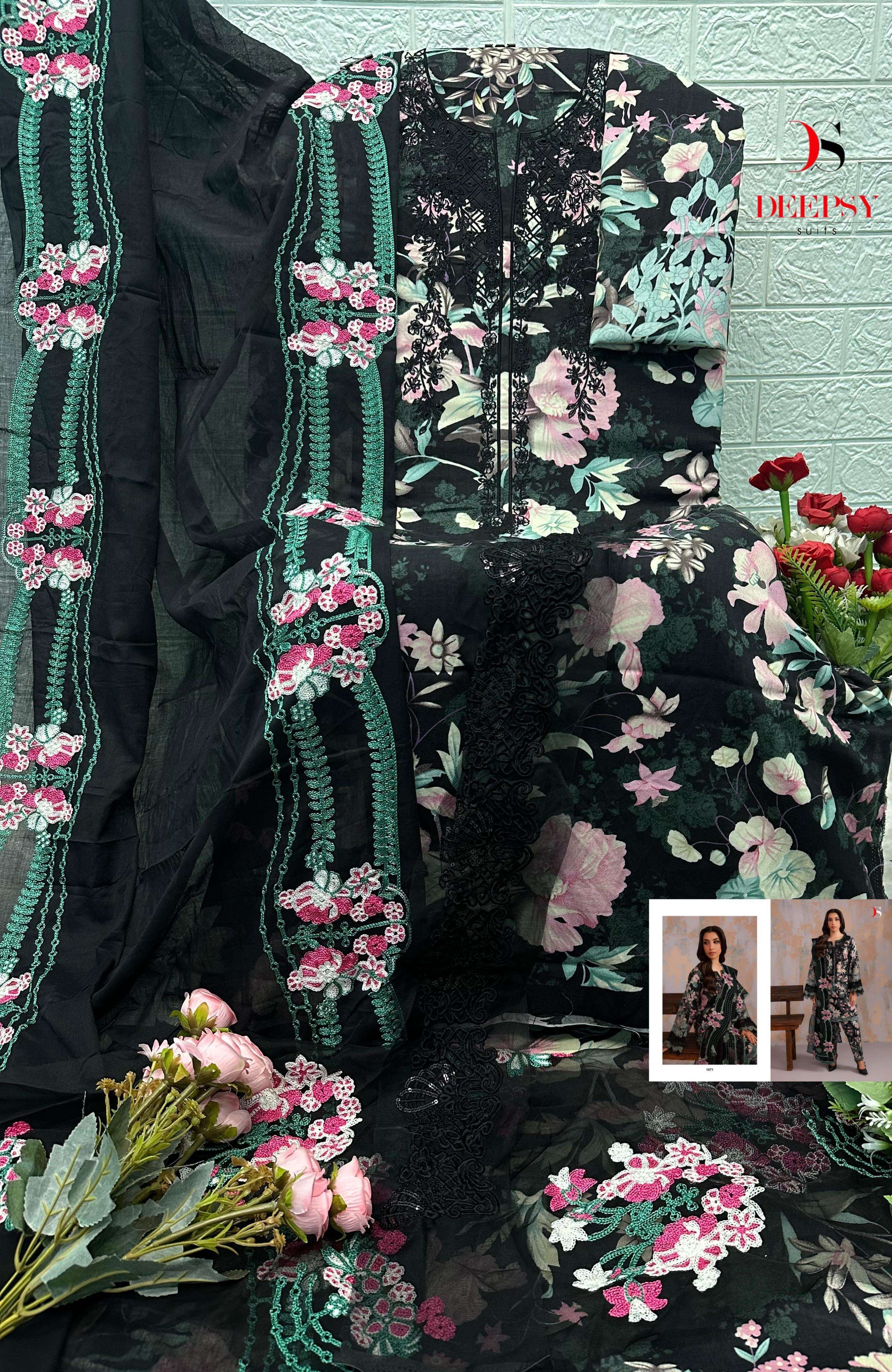 DEEPSY SUITS JADE PREMIUM VOL 2 VISCOSE EMBROIDERY DESIGNER WORK SALWAR KAMEEZ 