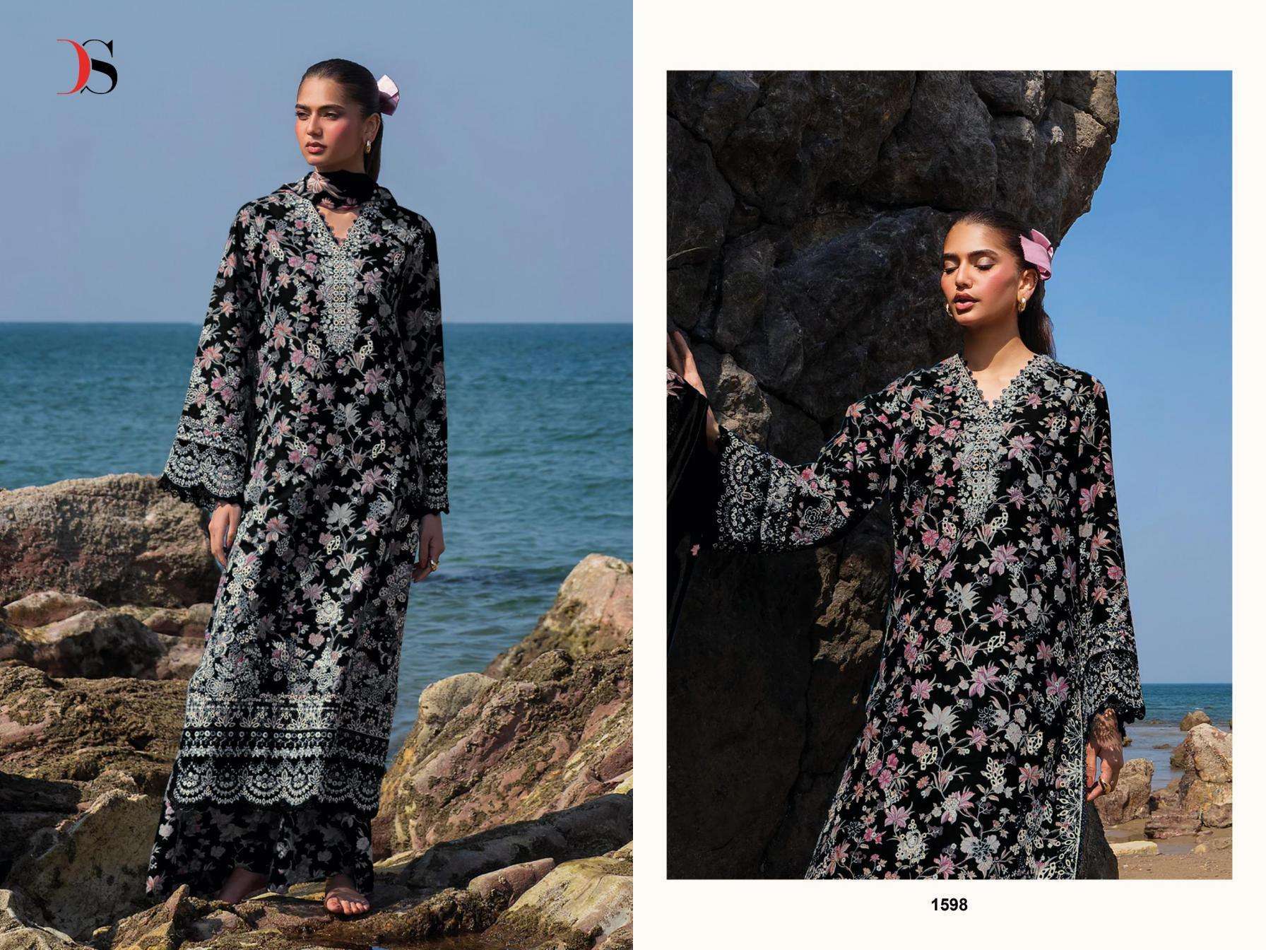 DEEPSY SUITS JADE PREMIUM VOL 3 COTTON EMBROIDERY DESIGNER WORK SALWAR KAMEEZ 