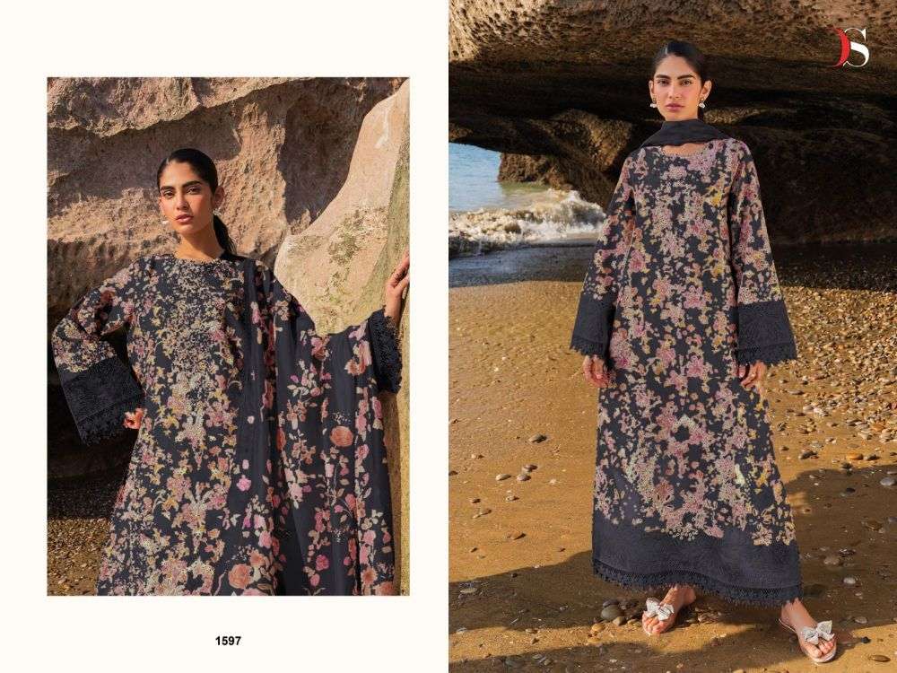 DEEPSY SUITS JADE PREMIUM VOL 3 COTTON EMBROIDERY DESIGNER WORK SALWAR KAMEEZ 