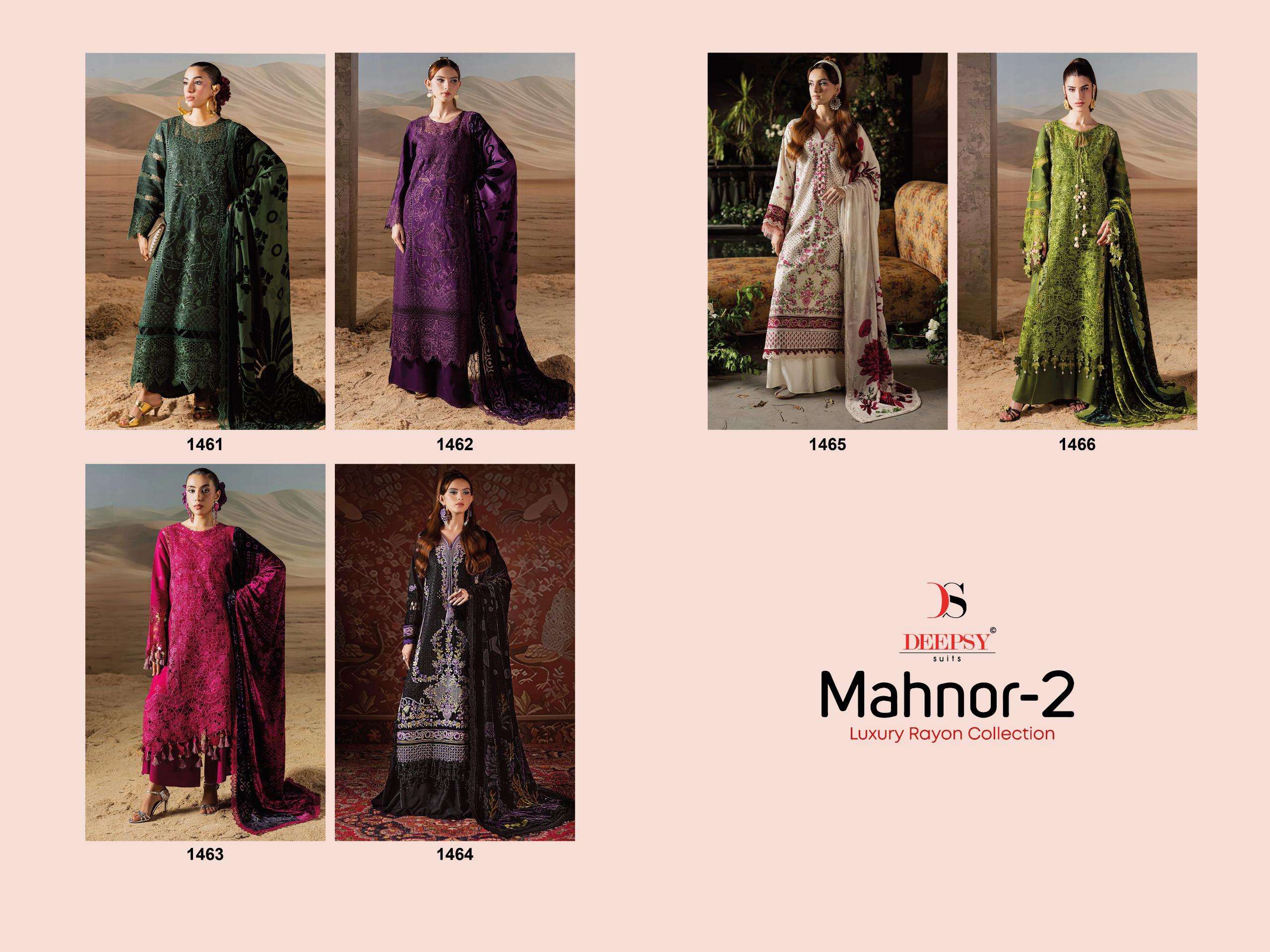 DEEPSY SUITS MAHNOR VOL 2 RAYON COTTON EMBROIDERY DESIGNER PAKISTANI SUIT