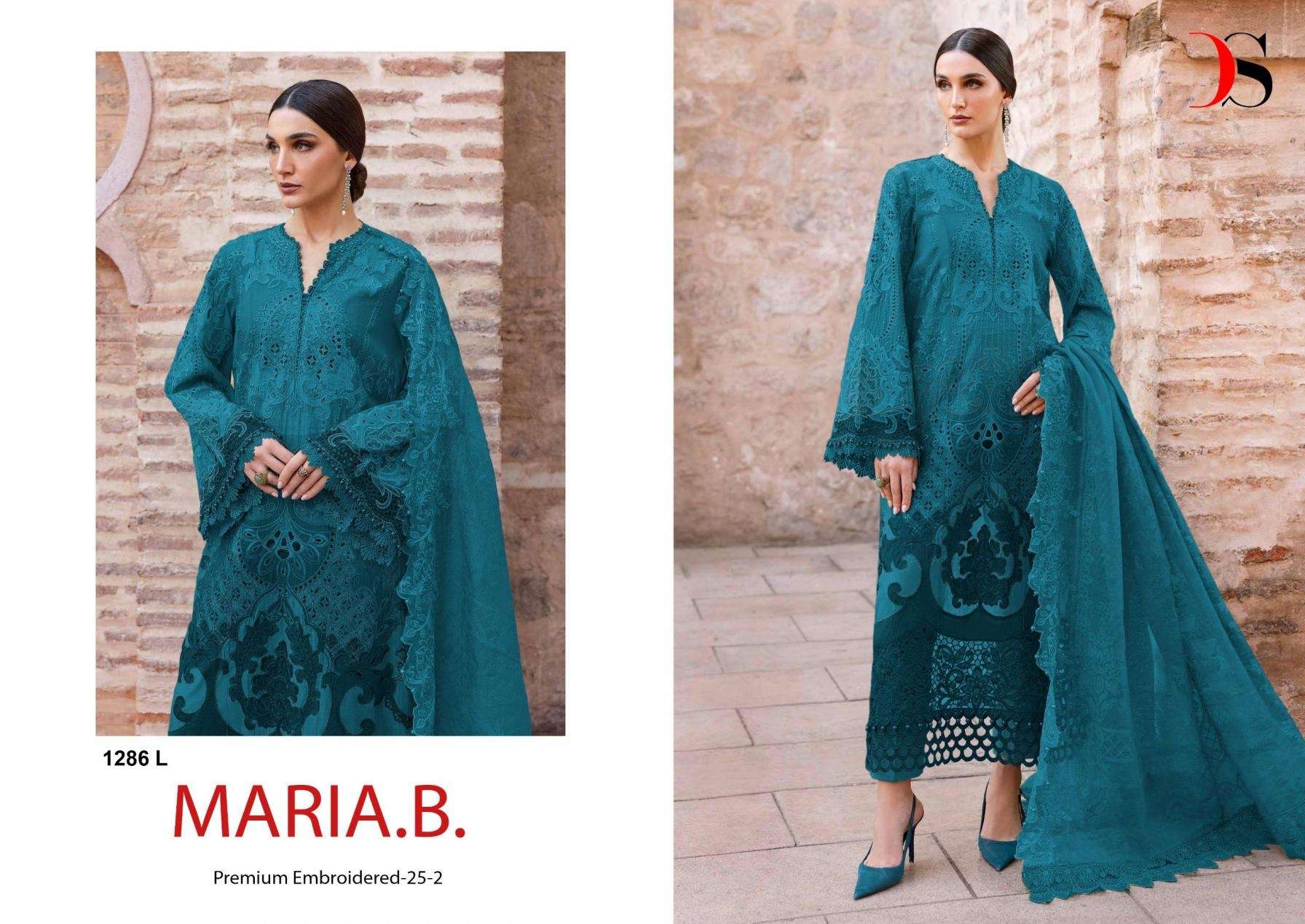 DEEPSY SUITS MARIA B PREMIUM EMBROIDERED 25 VOL 2 HIT DESIGN 1286 