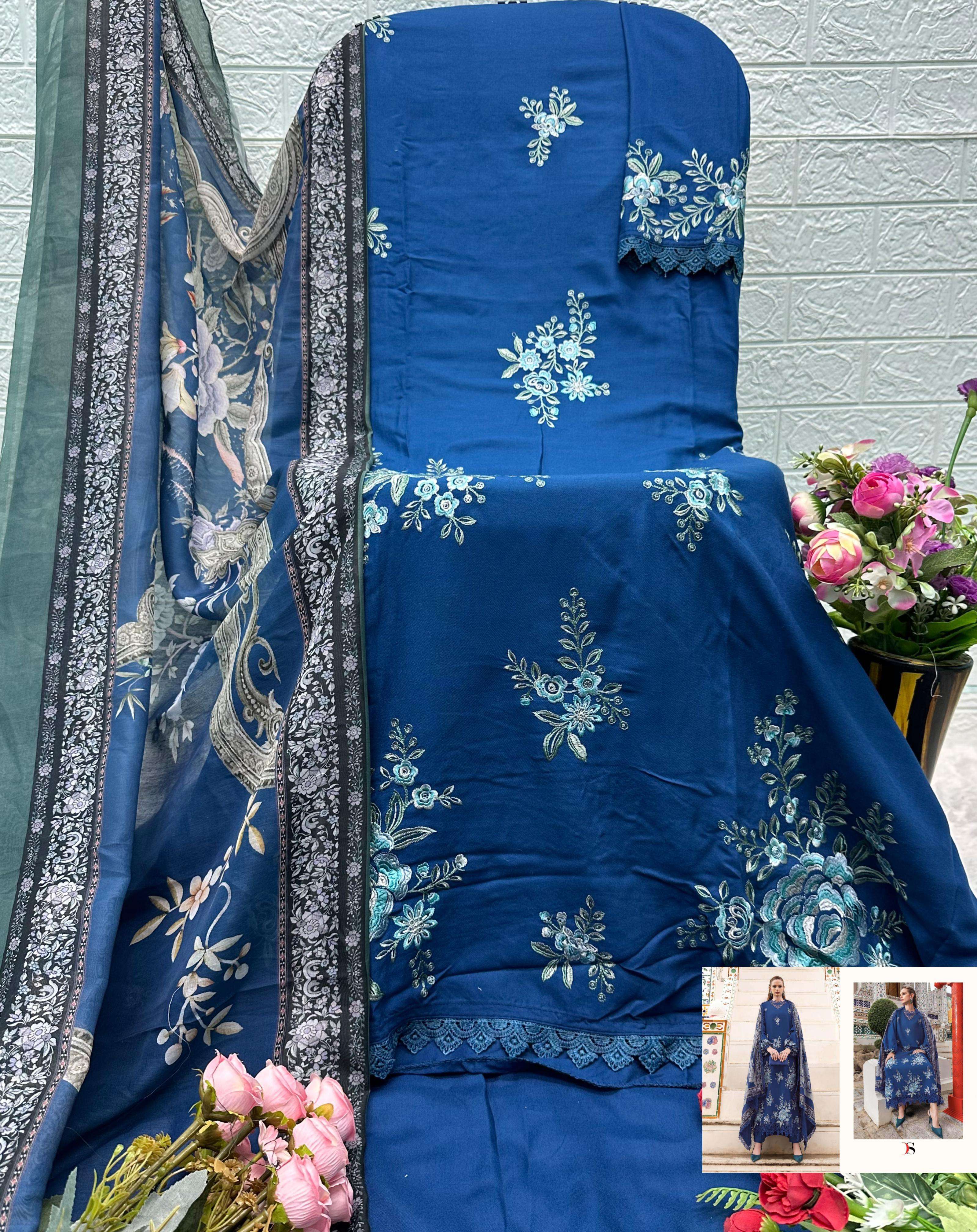 DEEPSY SUITS MARIA B PREMIUM EMBROIDERED RAYON VOL 4 PAKISTANI SUIT