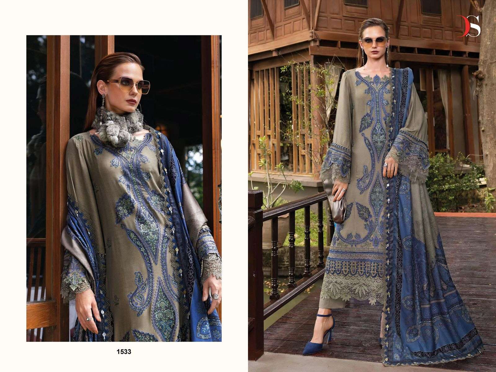 DEEPSY SUITS MARIA B PREMIUM EMBROIDERED RAYON VOL 4 PAKISTANI SUIT