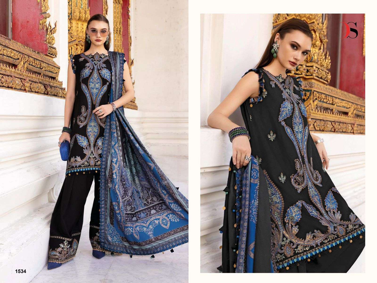 DEEPSY SUITS MARIA B PREMIUM EMBROIDERED RAYON VOL 4 PAKISTANI SUIT