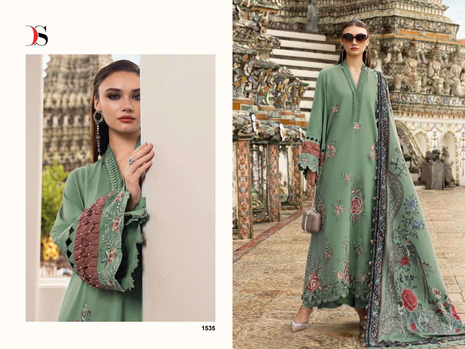 DEEPSY SUITS MARIA B PREMIUM EMBROIDERED RAYON VOL 4 PAKISTANI SUIT