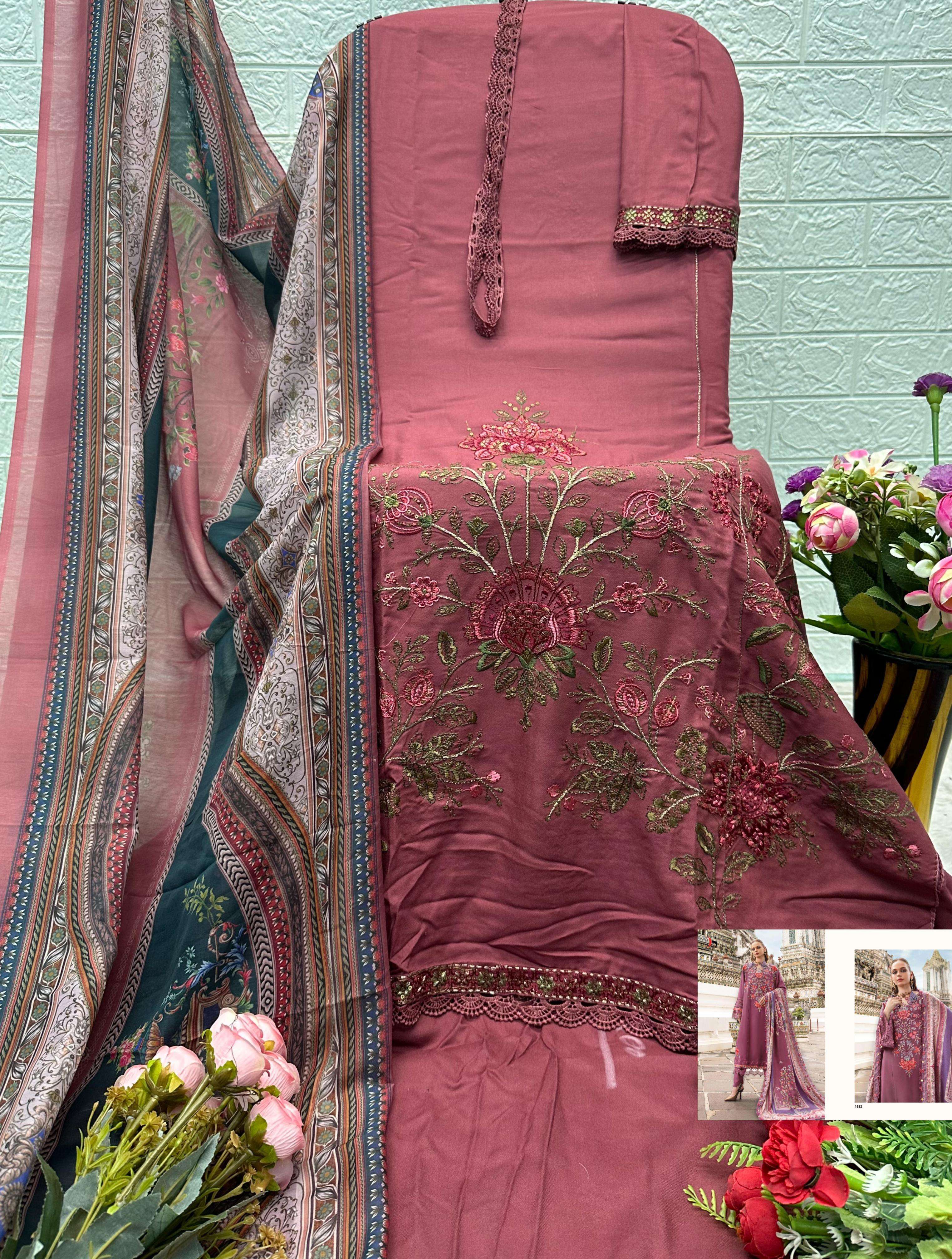 DEEPSY SUITS MARIA B PREMIUM EMBROIDERED RAYON VOL 4 PAKISTANI SUIT