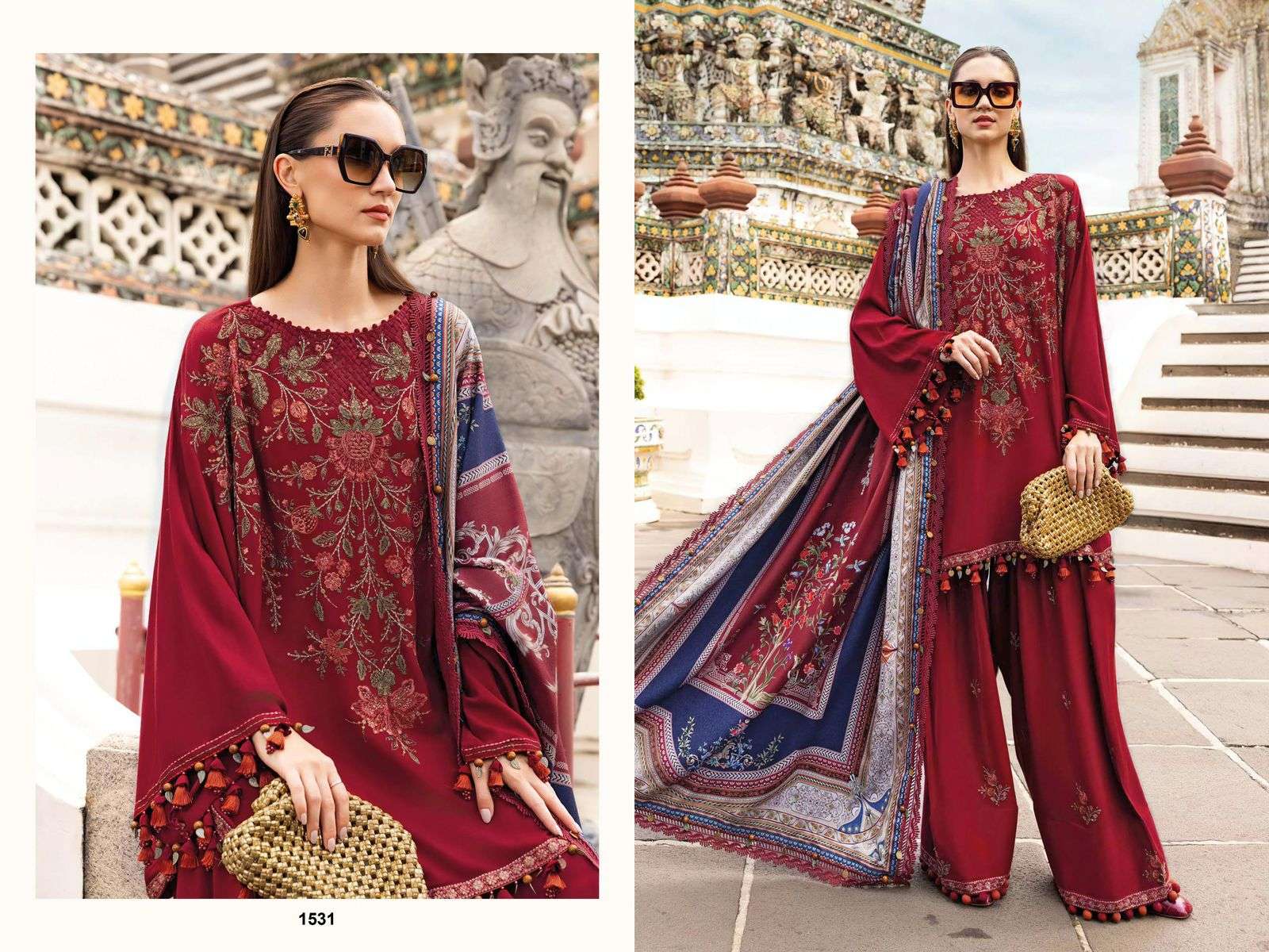 DEEPSY SUITS MARIA B PREMIUM EMBROIDERED RAYON VOL 4 PAKISTANI SUIT