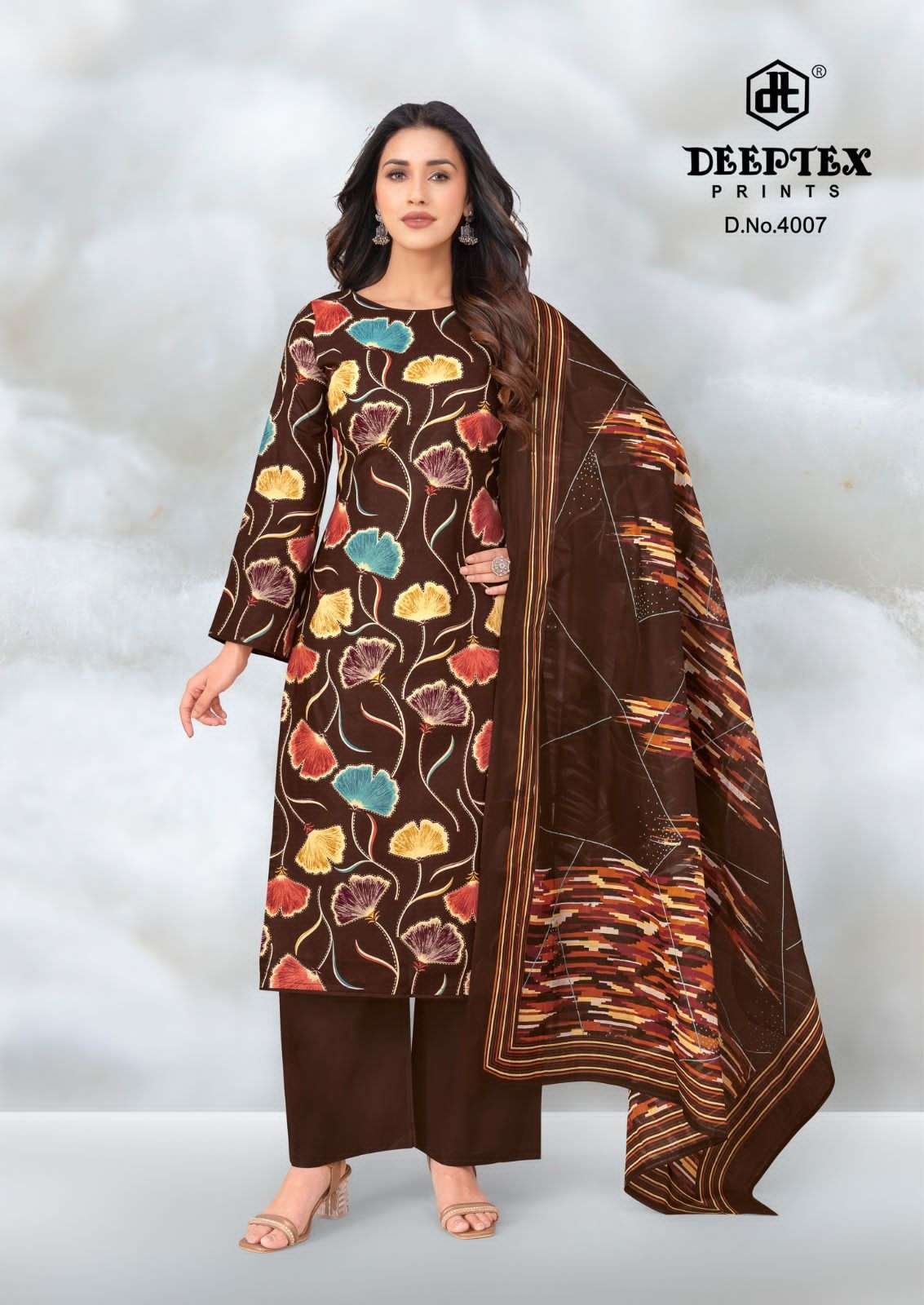 DEEPTEX PRINTS AALIA AFREEN VOL 4 LAWN COTTON DIGITAL PRINTS SUIT