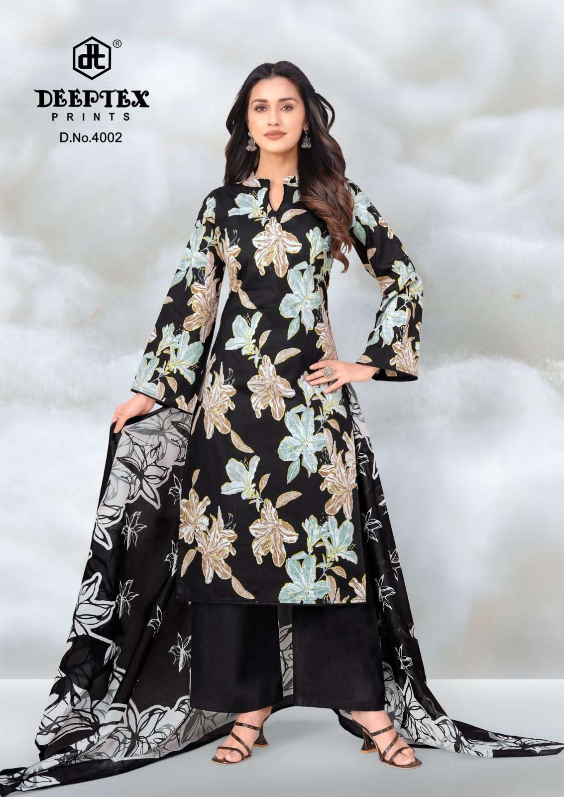 DEEPTEX PRINTS AALIA AFREEN VOL 4 LAWN COTTON DIGITAL PRINTS SUIT