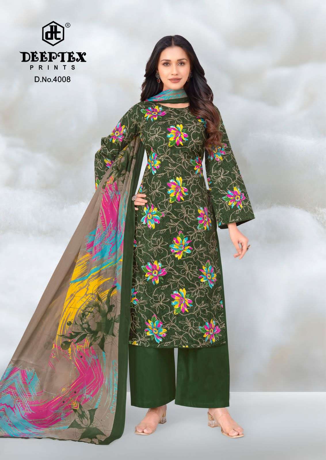 DEEPTEX PRINTS AALIA AFREEN VOL 4 LAWN COTTON DIGITAL PRINTS SUIT