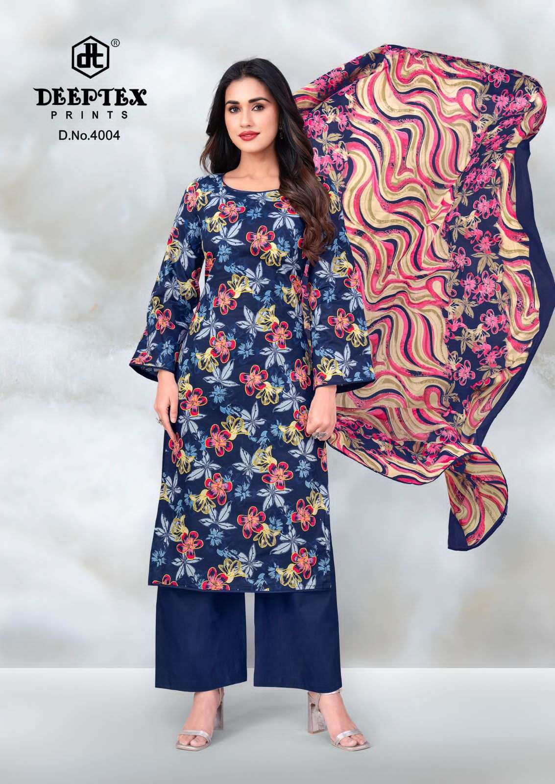 DEEPTEX PRINTS AALIA AFREEN VOL 4 LAWN COTTON DIGITAL PRINTS SUIT