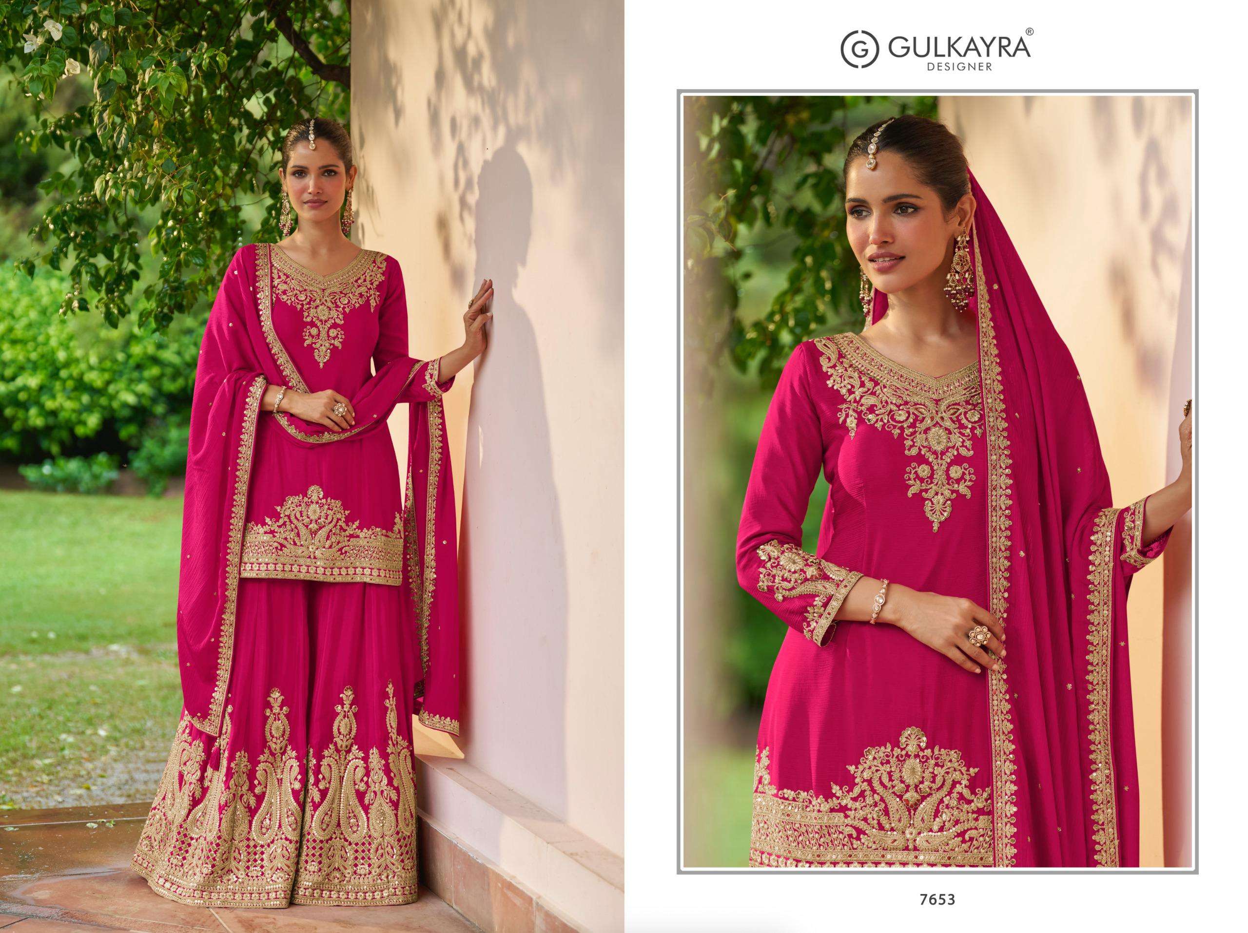 GULKAYRA DESIGNER AMULYA HEAVY ELEGANT DESIGNER WEDDING WEAR LADIES SUIT