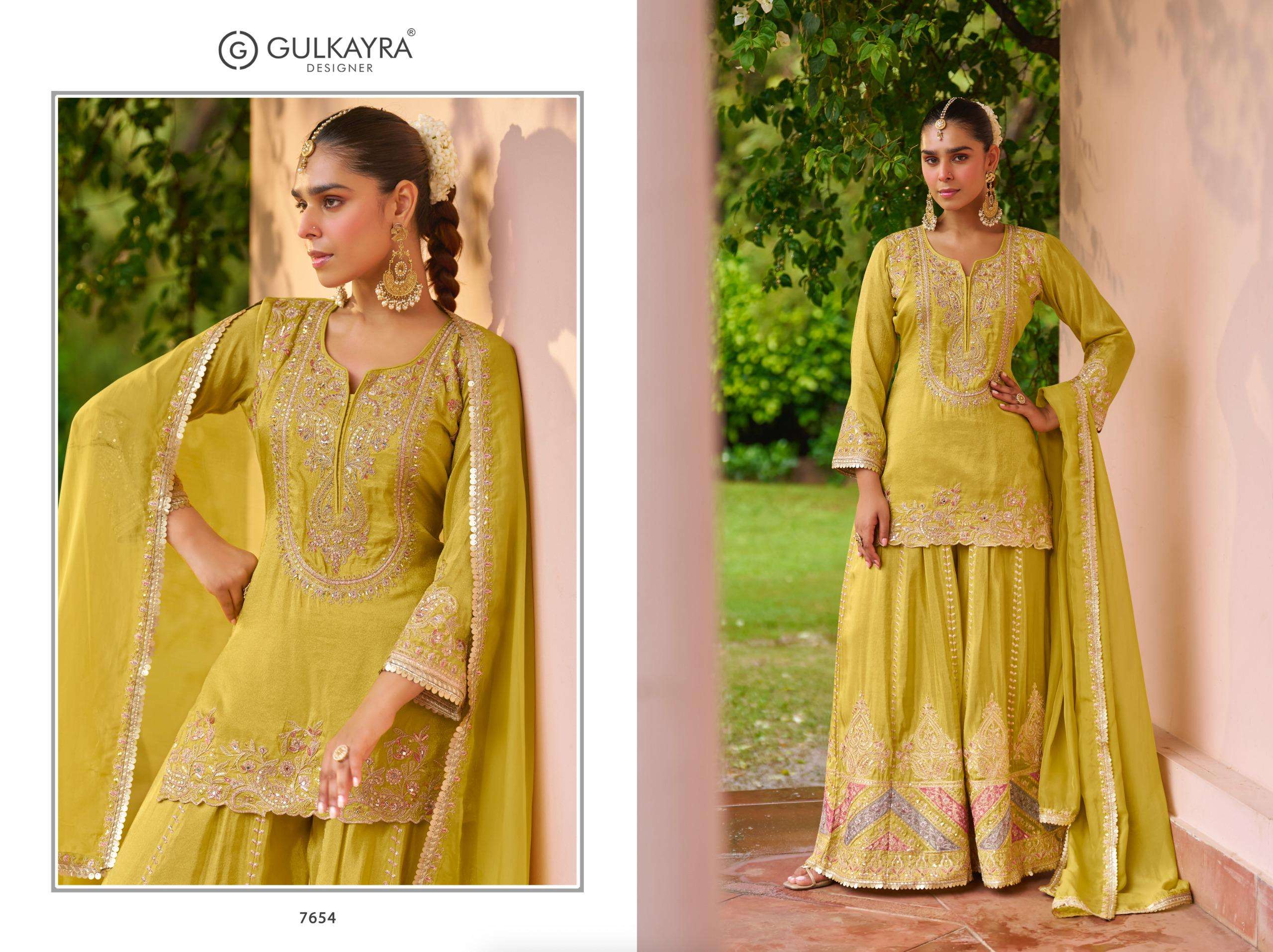 GULKAYRA DESIGNER AMULYA HEAVY ELEGANT DESIGNER WEDDING WEAR LADIES SUIT