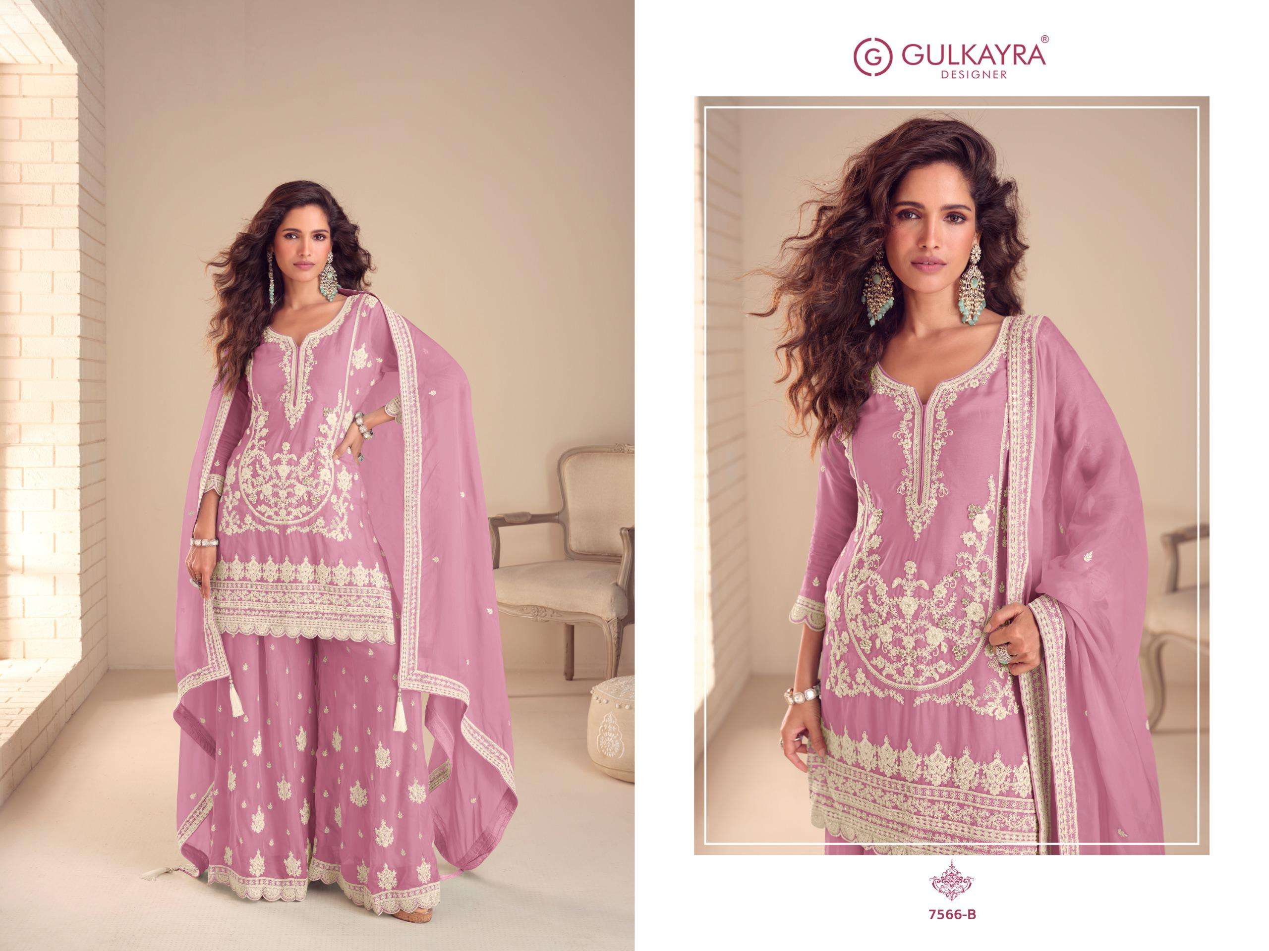 GULKAYRA DESIGNER BUTTERFLY HEAVY ELEGANT DESIGNER WEDDING WEAR READY MADE LADIES SUIT