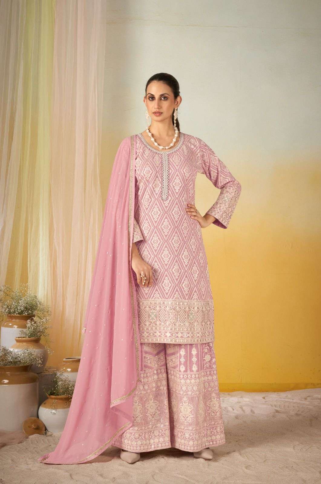 GULKAYRA DESIGNER MASTANI GEORGETTE HEAVY DESIGNER WEDDING WEAR LADIES SUIT